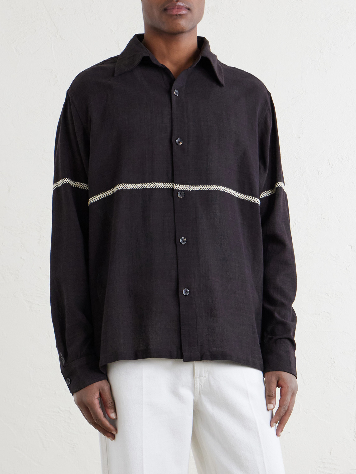 Rabari Embroidered Cotton Shirt
