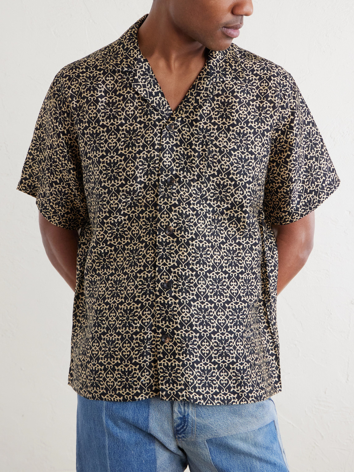 Camp-Collar Shirt