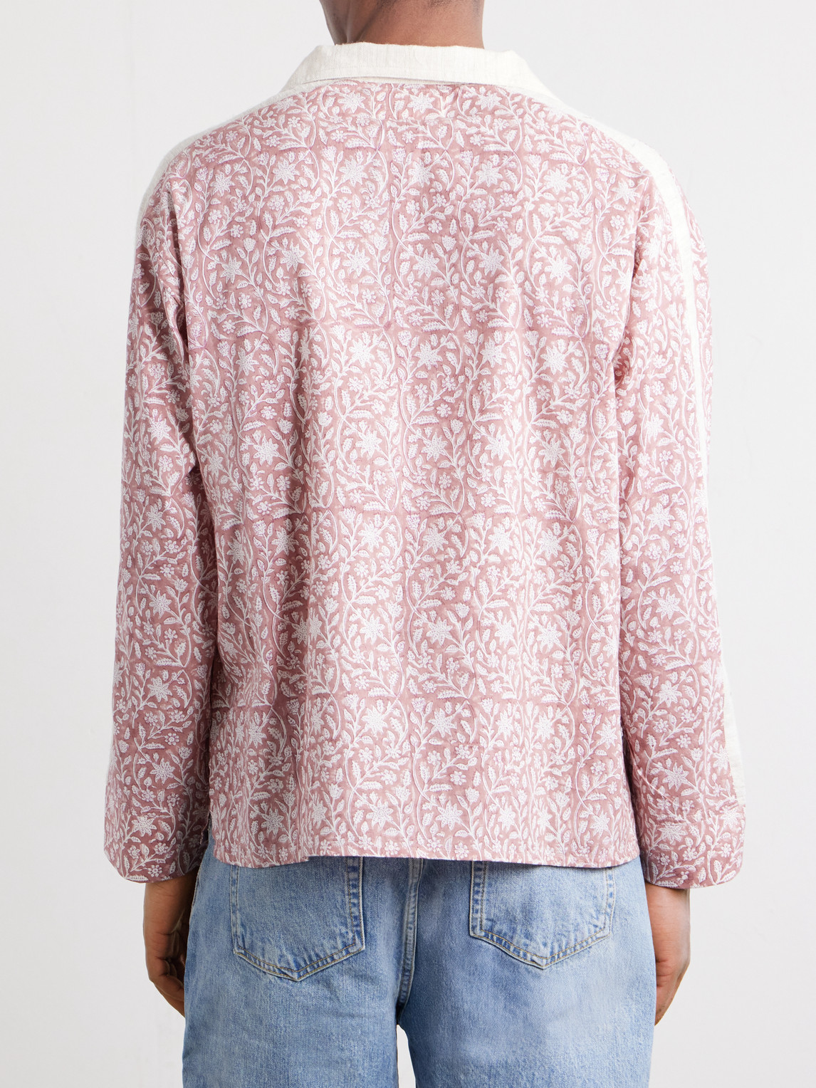 Bhutia Floral-Print Cotton And Silk-Blend Shirt
