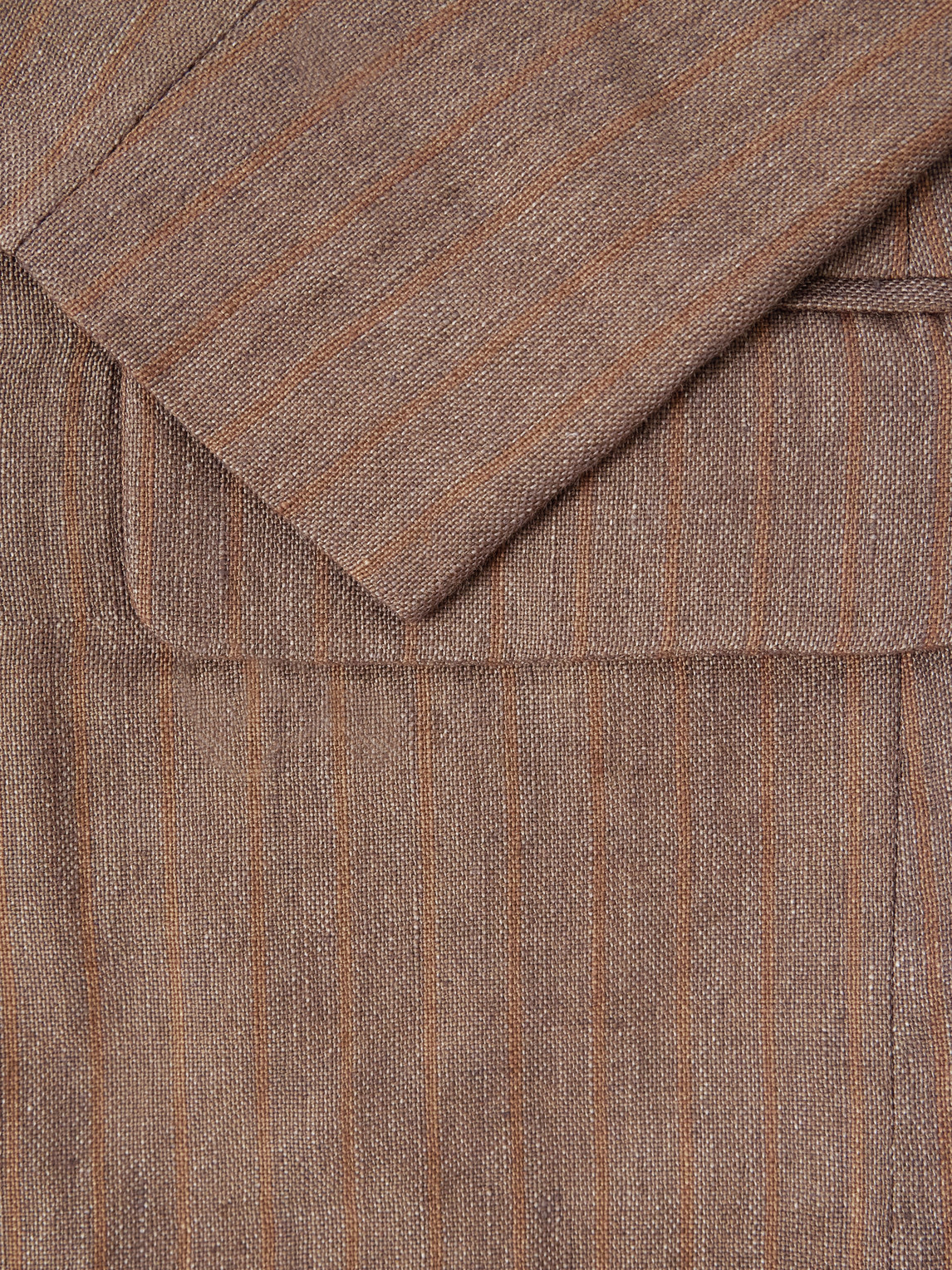 Linen And Wool-Blend Suit Jacket