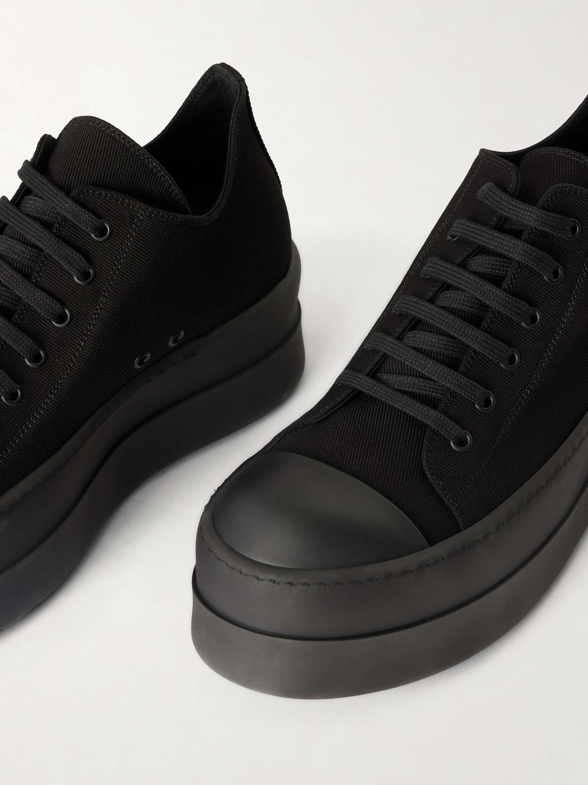 DRKSHDW BY RICK OWENS Mega Bumper Low Rubber-Trimmed Denim