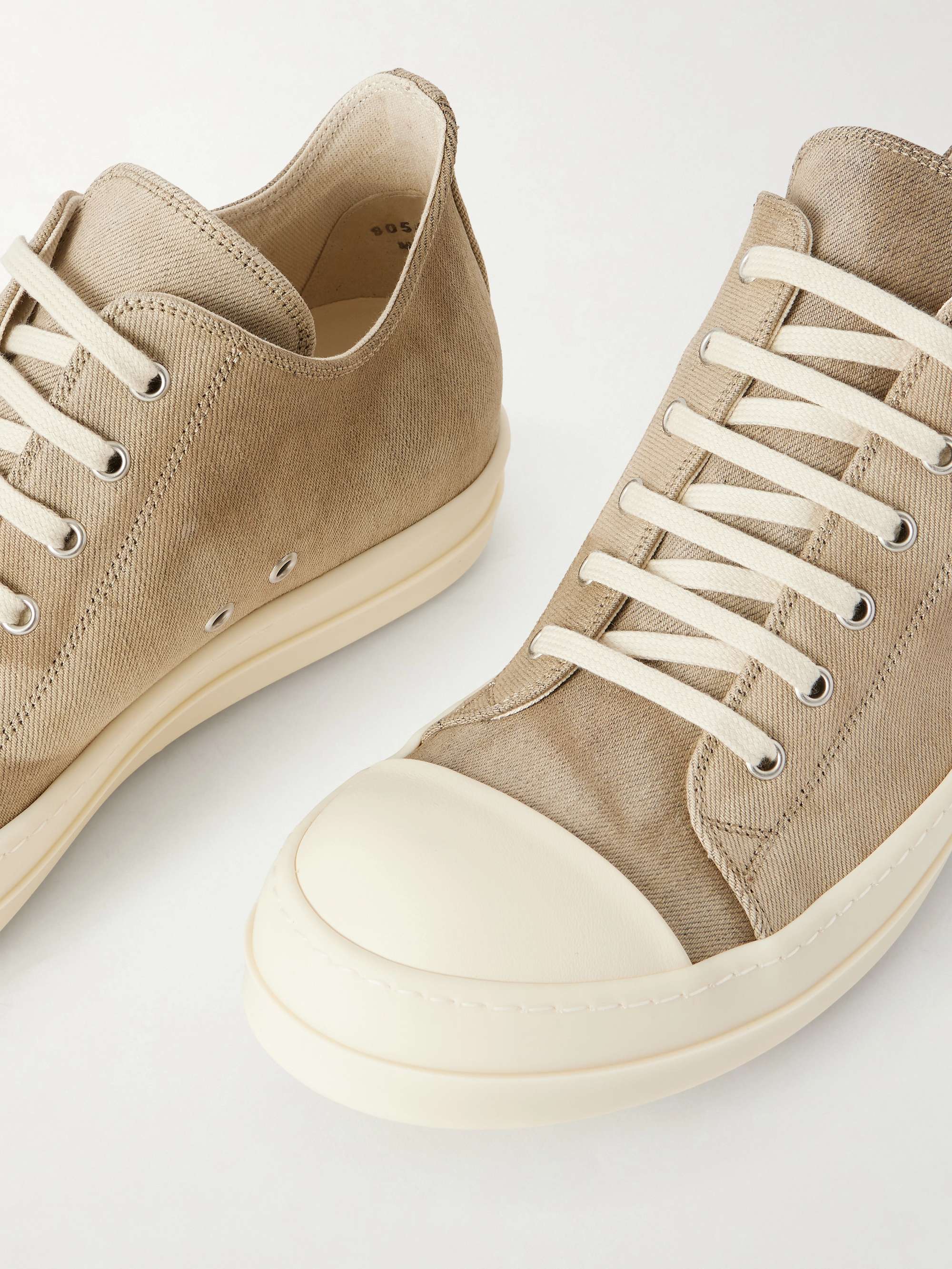 DRKSHDW BY RICK OWENS Ramones Denim Sneakers for Men | MR PORTER