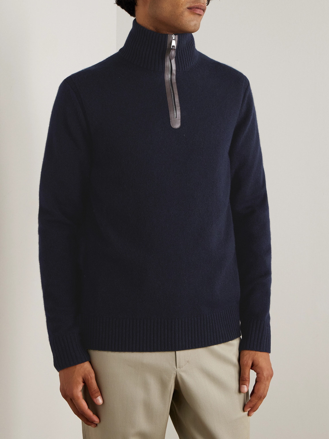 Cashmere Half-Zip Sweater