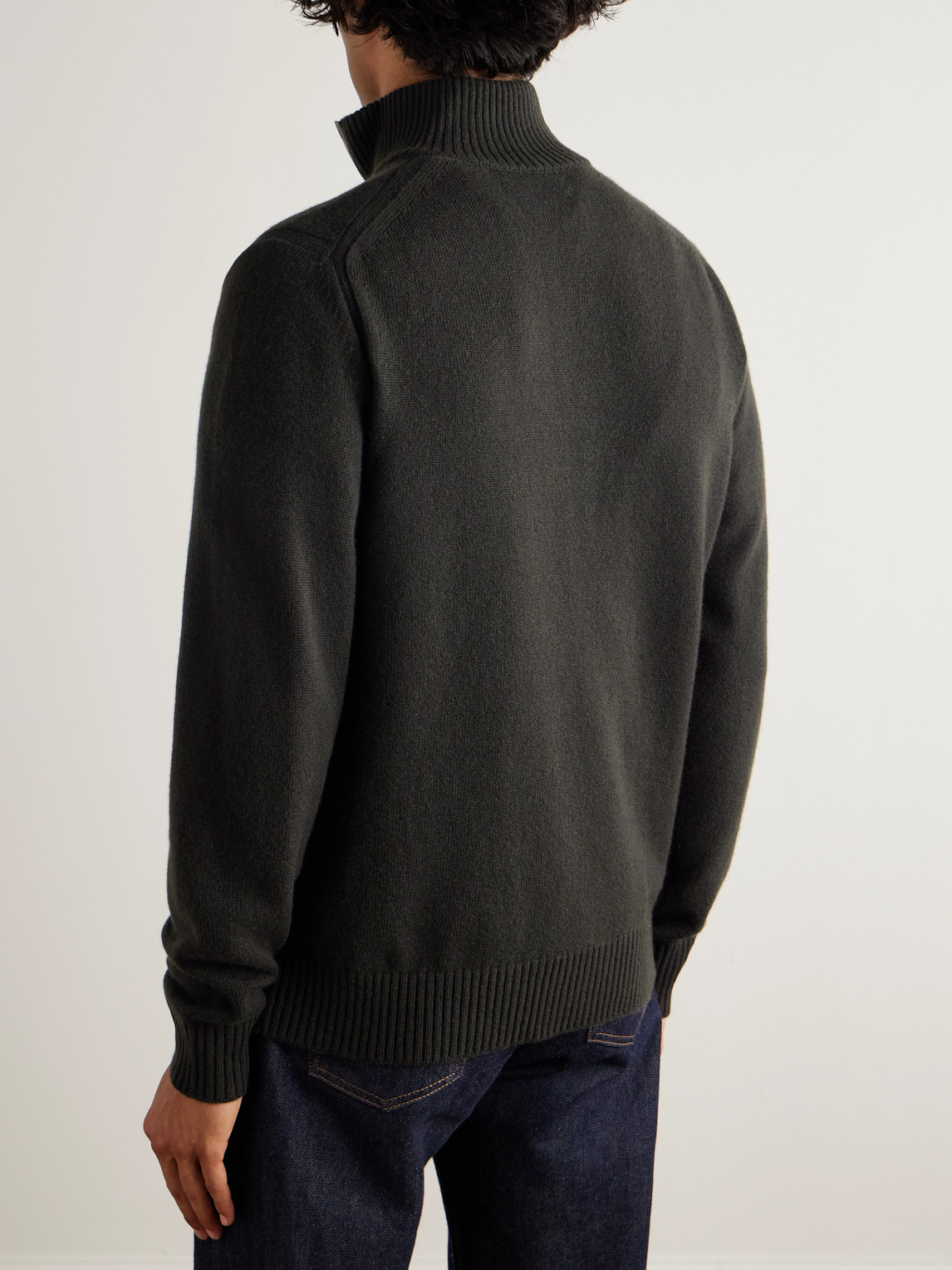 Cashmere Half-Zip Sweater