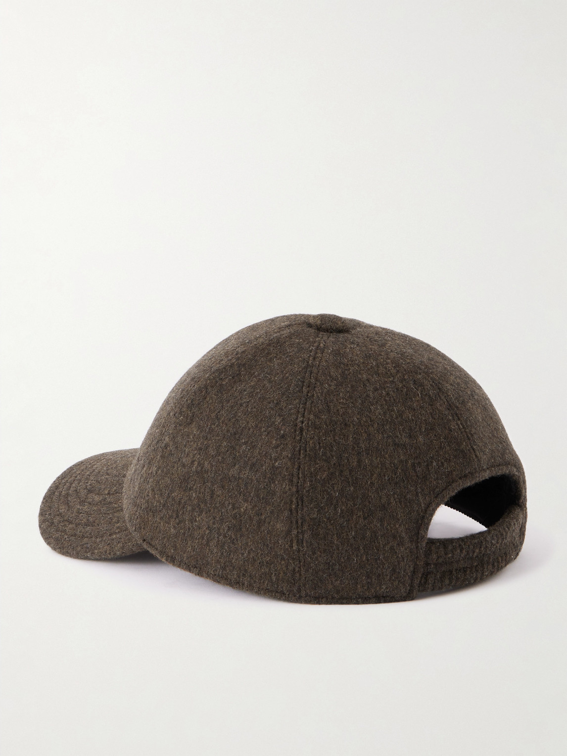 Purdey Merino Wool Baseball Cap In Brown