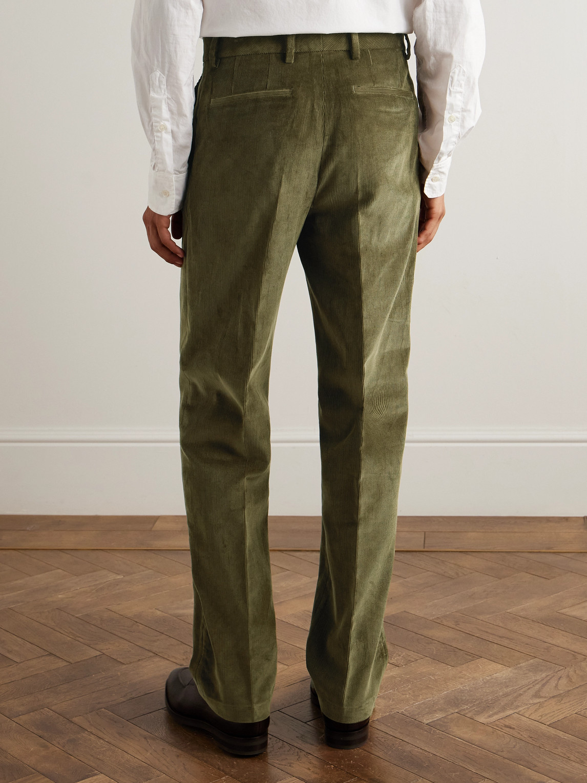 Straight-Leg Cotton- Corduroy