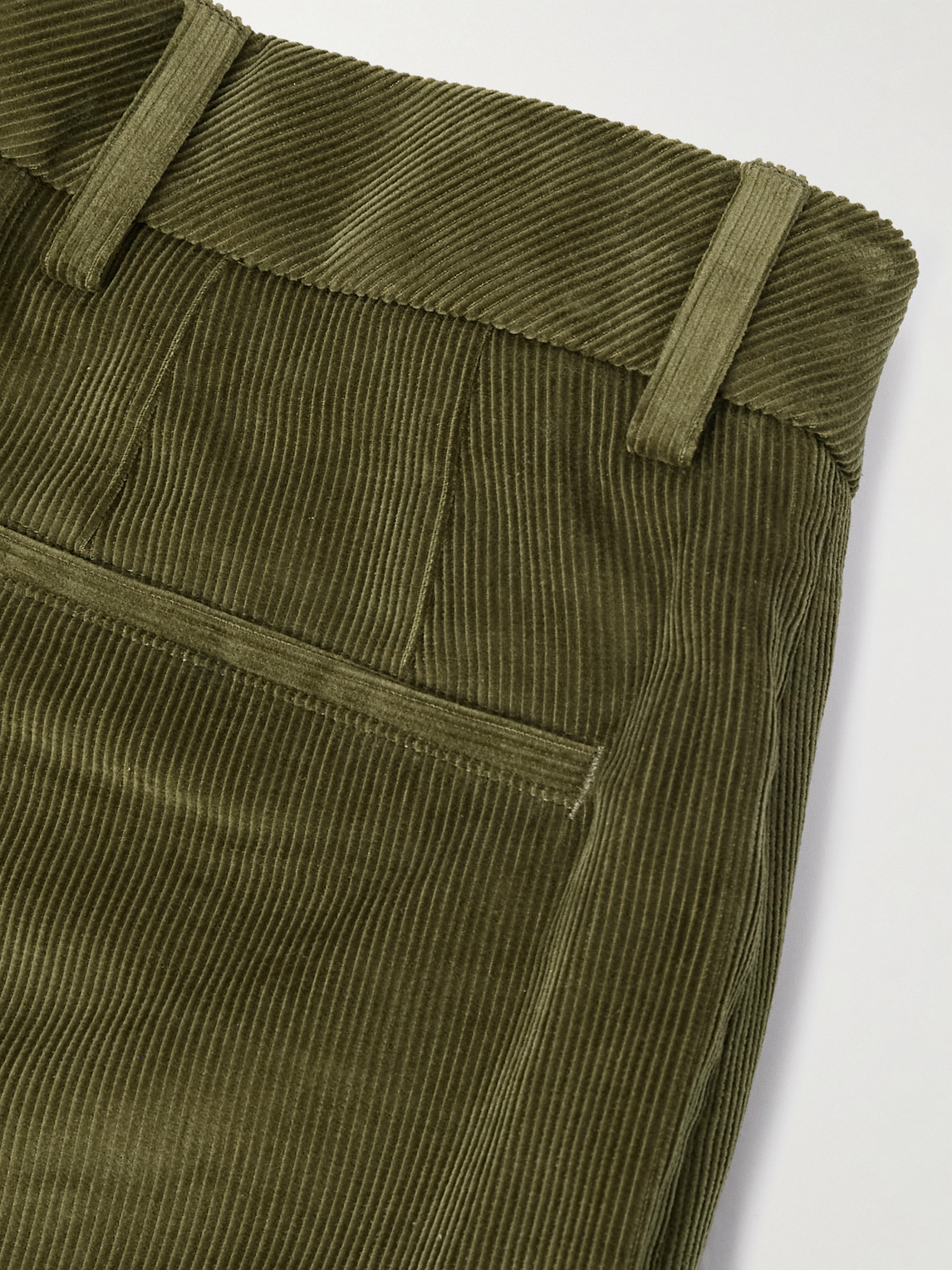 Straight-Leg Cotton- Corduroy