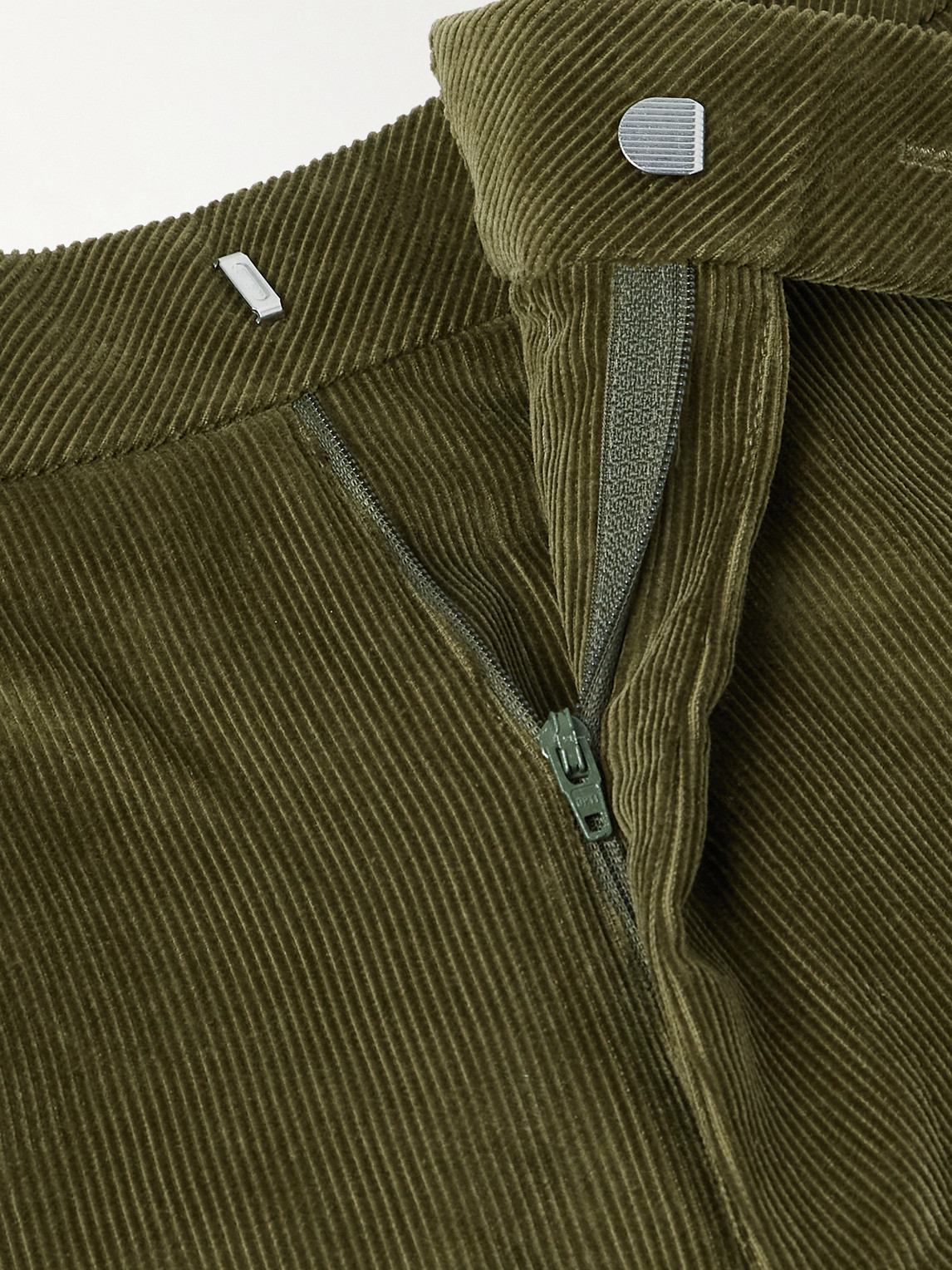 Straight-Leg Cotton- Corduroy