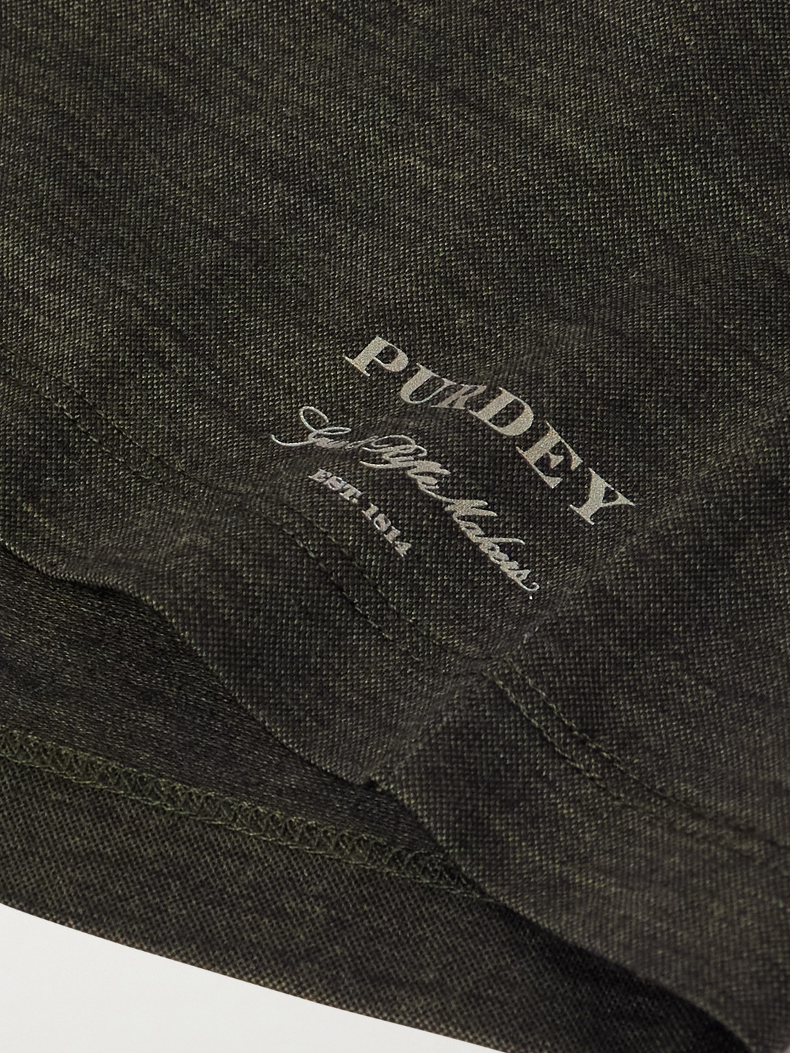 Purdey Merino Wool And Lyocell-blend Piqué Polo Shirt In Green
