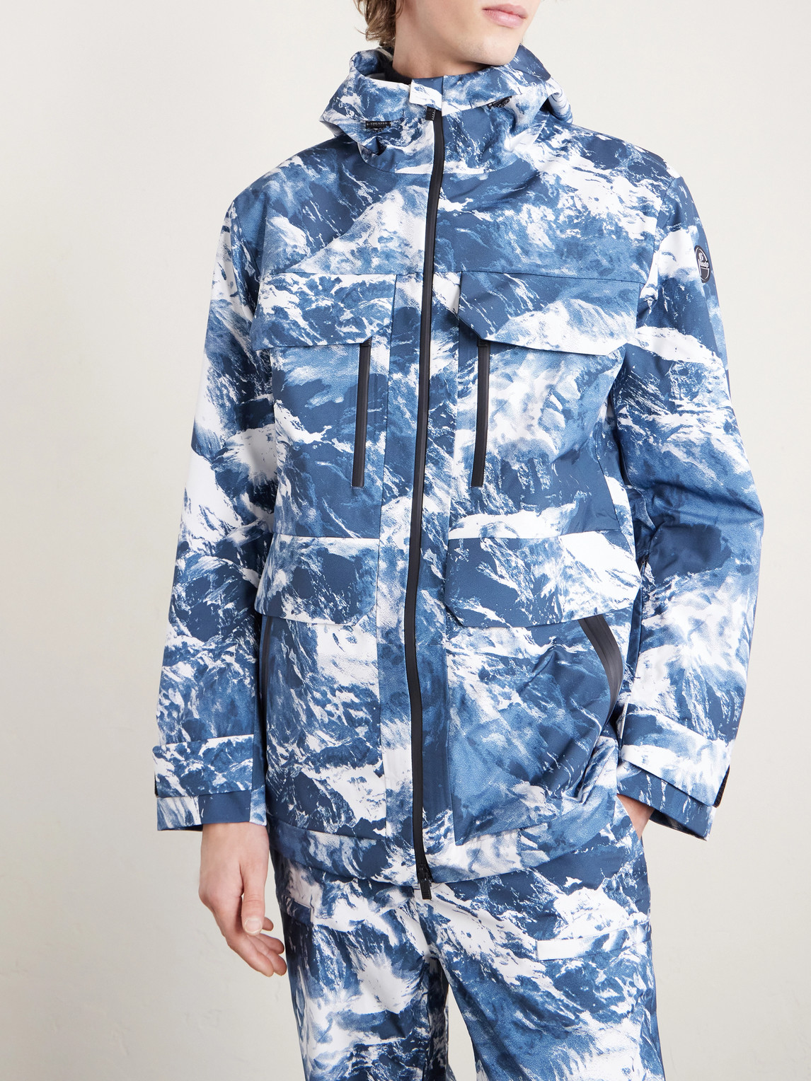  Fusalp - Bromonz Printed Ski Jacket - Men - Blue - It 46 