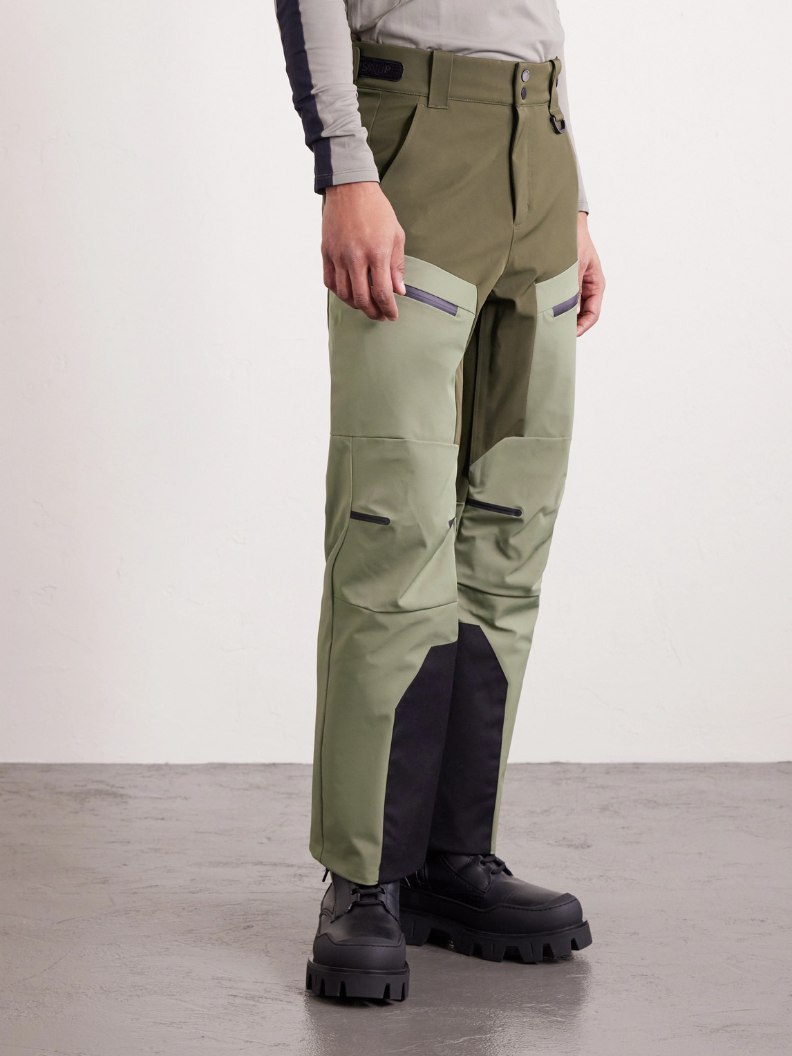  Fusalp - Sidyo Straight-leg Paneled Padded Ski Pants - Men - Green - Fr 48 