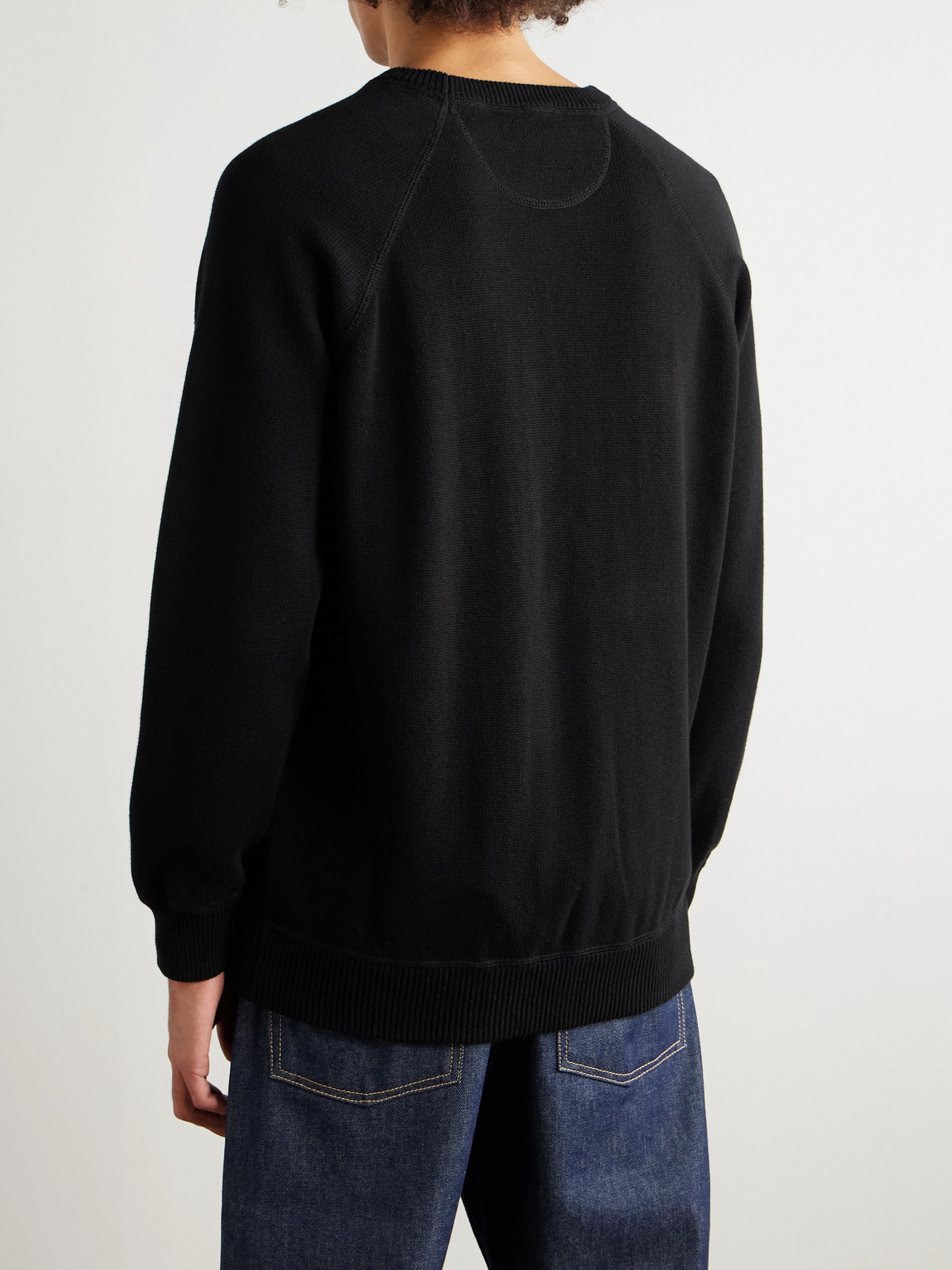  Ghiaia Cashmere - Cotton Sweater - Men - Black - S 