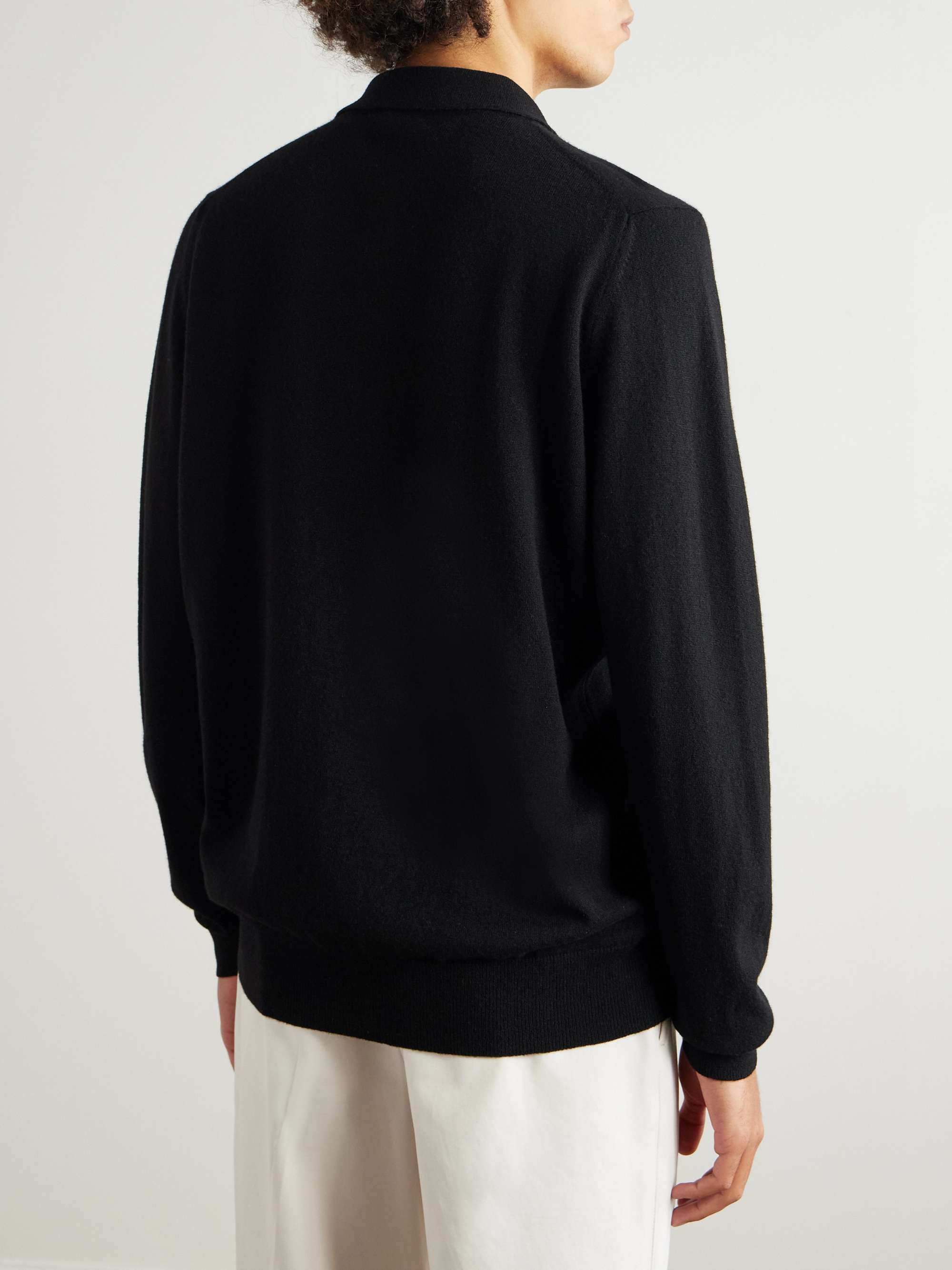 GHIAIA CASHMERE Cashmere Polo Shirt