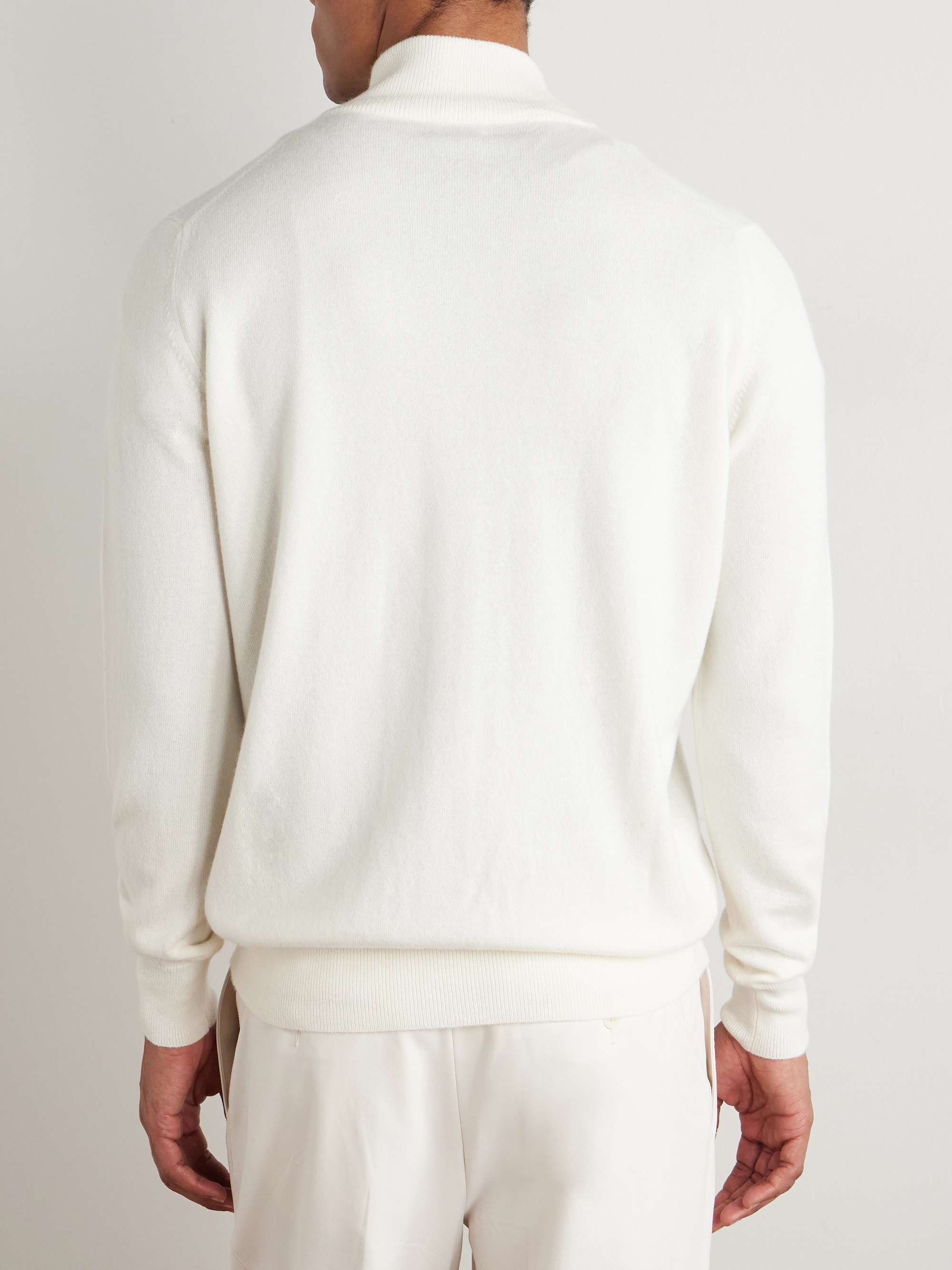 GHIAIA CASHMERE Cashmere Zip-Up Sweater