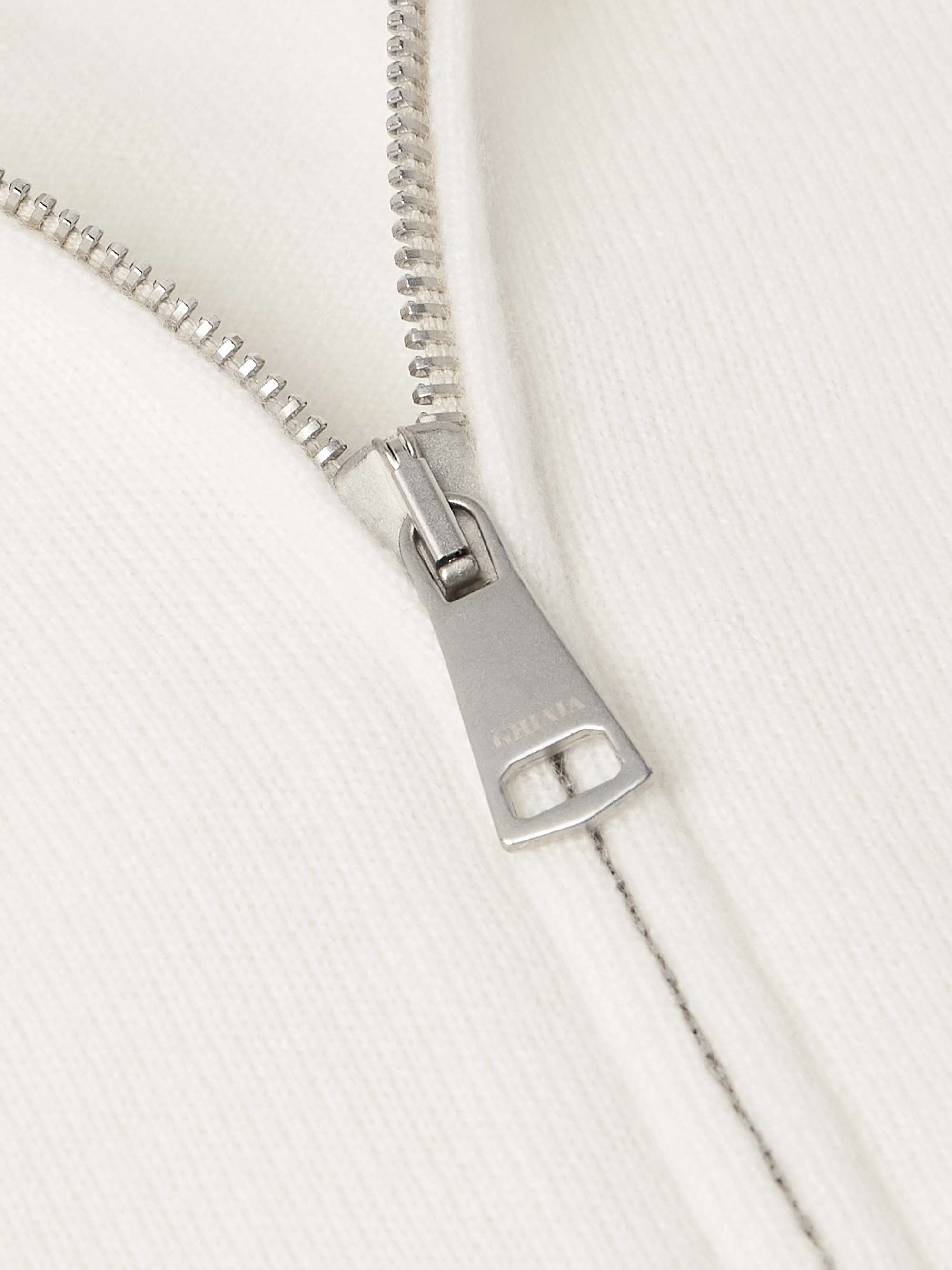GHIAIA CASHMERE Cashmere Zip-Up Sweater