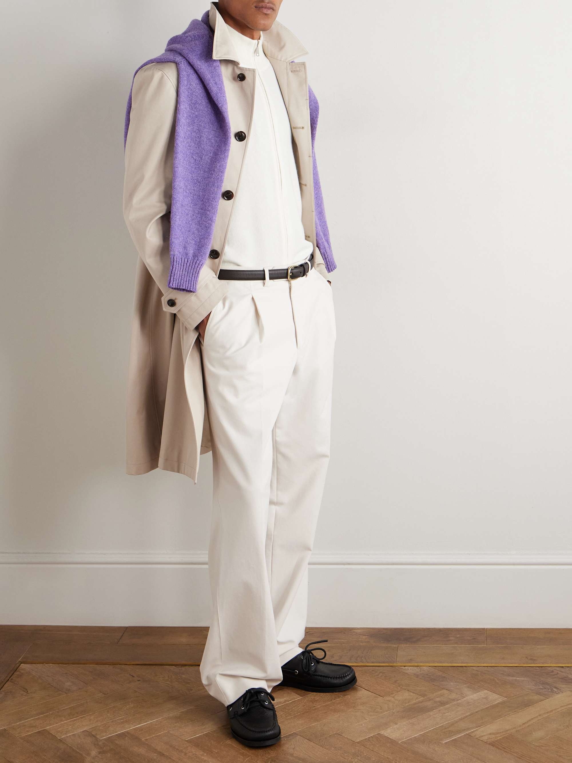 GHIAIA CASHMERE Cashmere Zip-Up Sweater