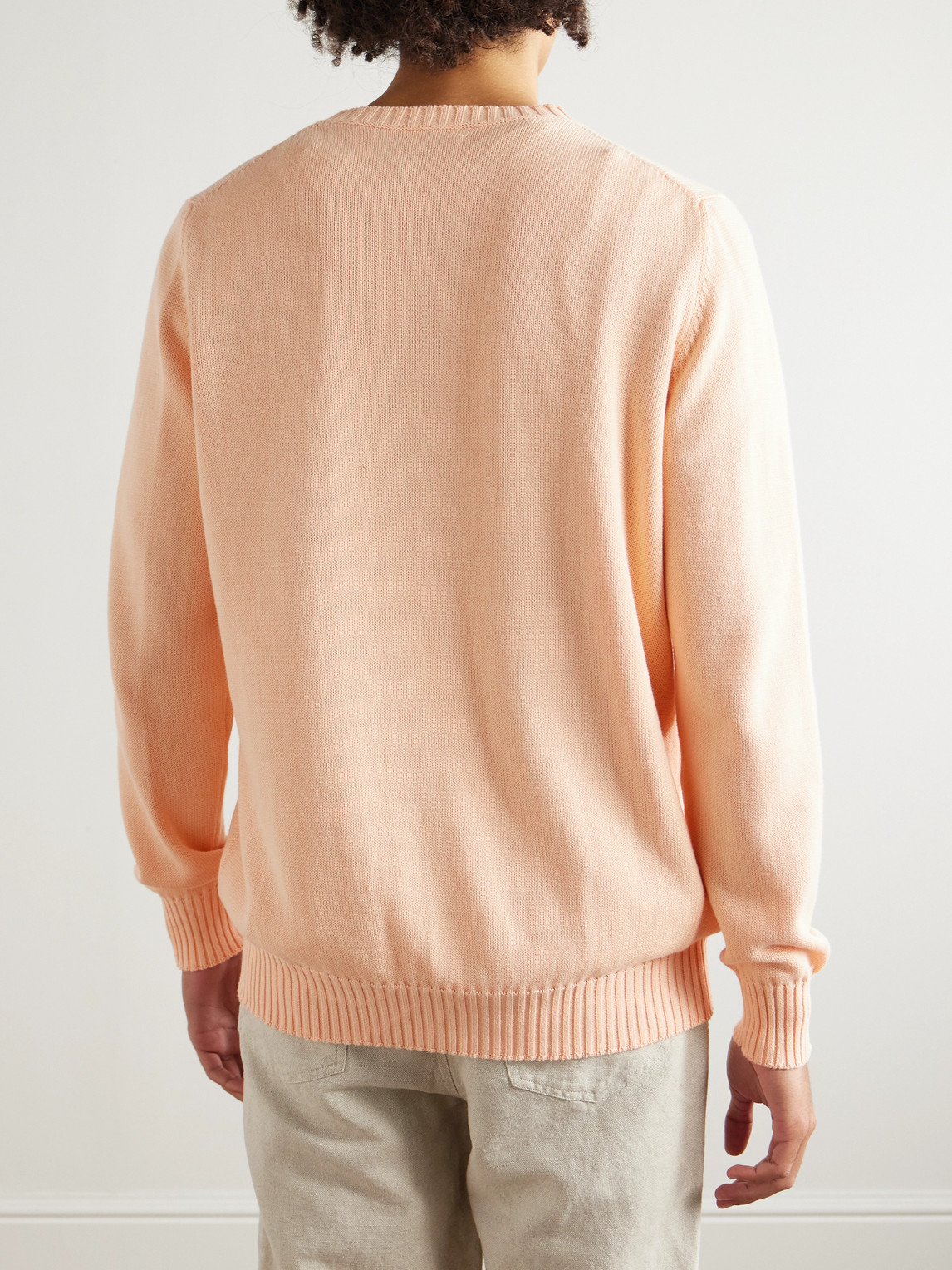  Ghiaia Cashmere - Cotton Sweater - Men - Yellow - S 
