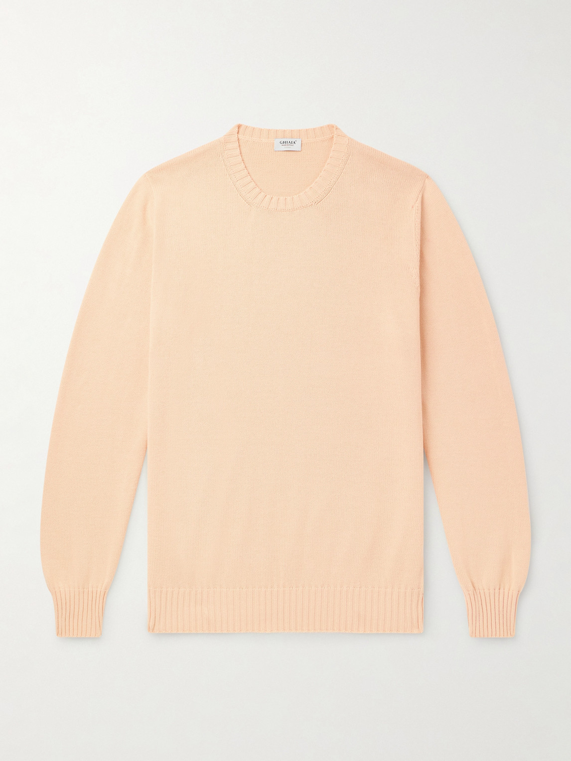 Ghiaia Cashmere Cotton Sweater In Neutral