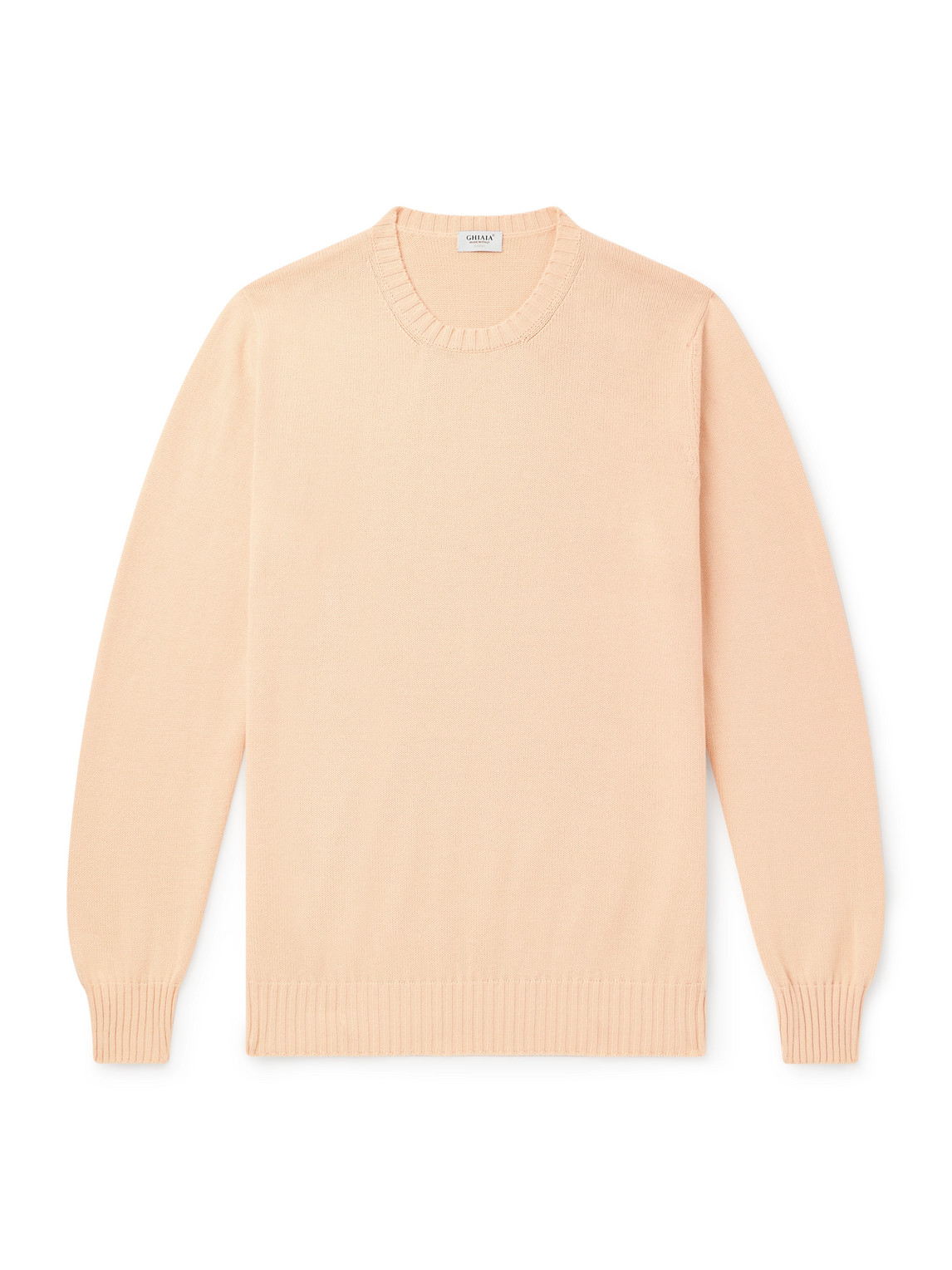 Ghiaia Cashmere Cotton Sweater In Neutral