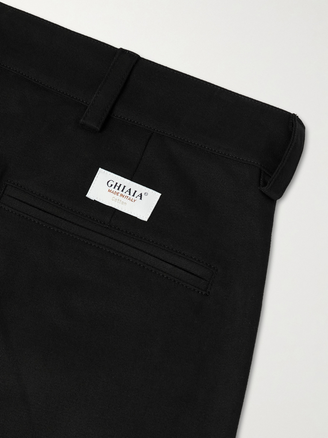 Straight-Leg Cotton Chinos
