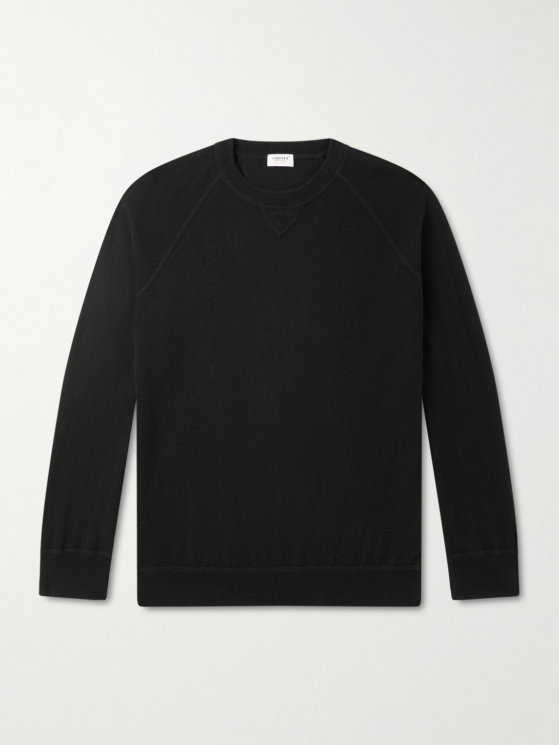 Ghiaia Cashmere Cashmere Sweater In Black