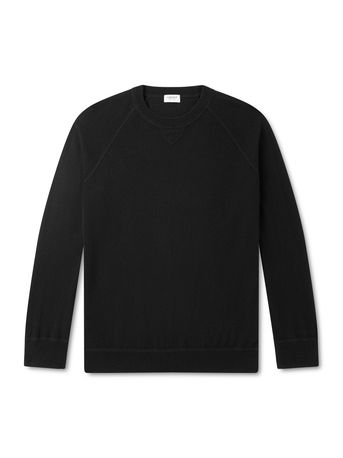 Ghiaia Cashmere Cashmere Sweater In Black