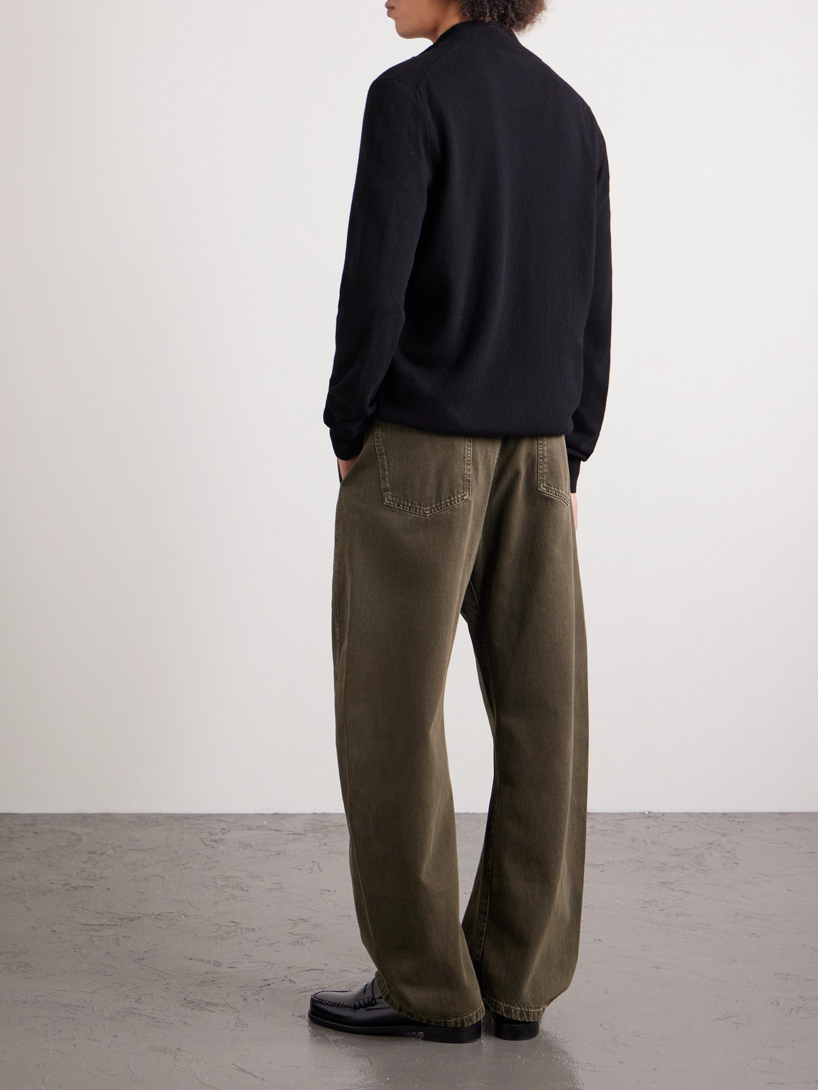 Ghiaia Cashmere - Cashmere Zip-up Sweater - Men - Black - M 