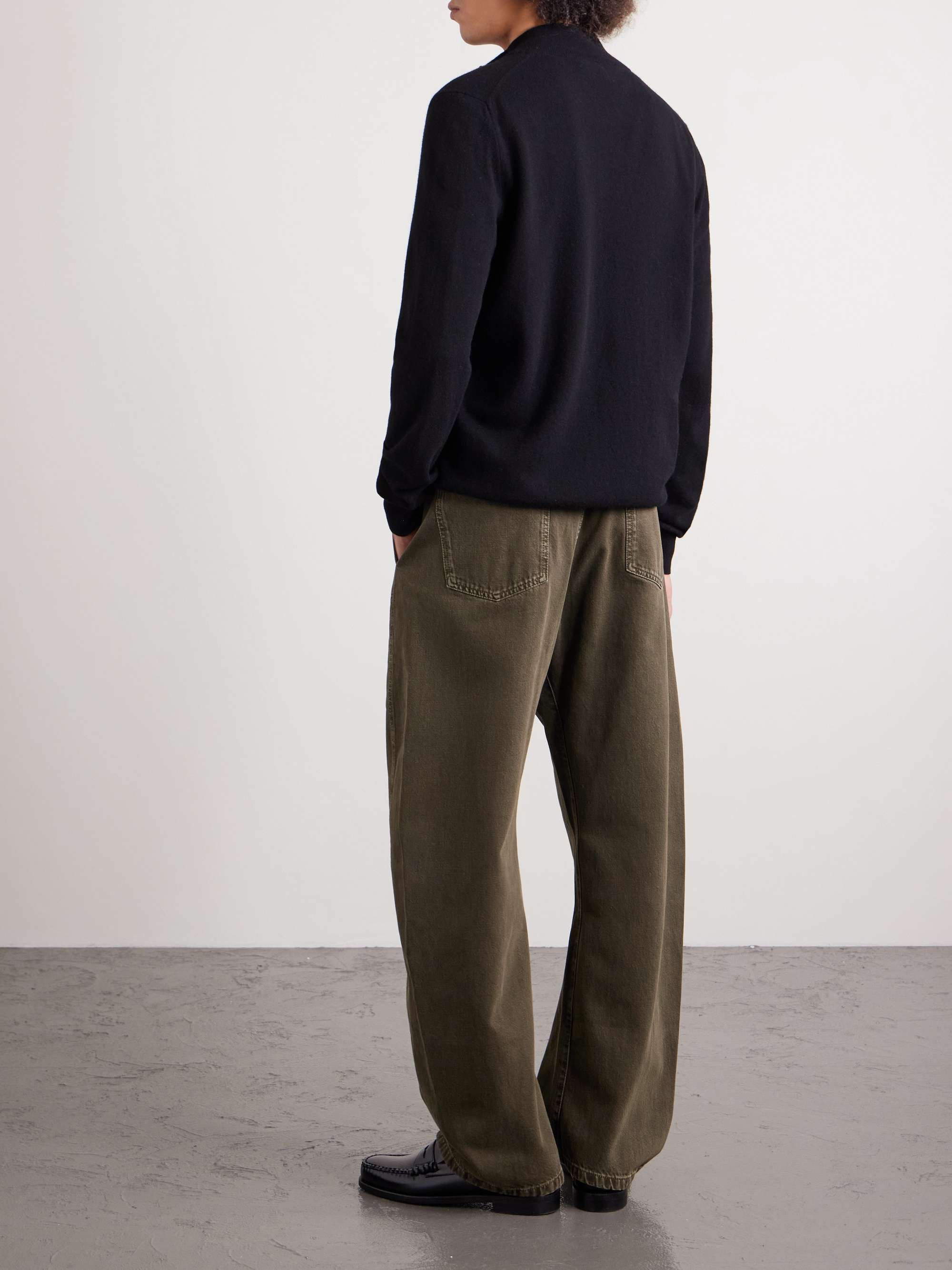 GHIAIA CASHMERE Cashmere Zip-Up Sweater