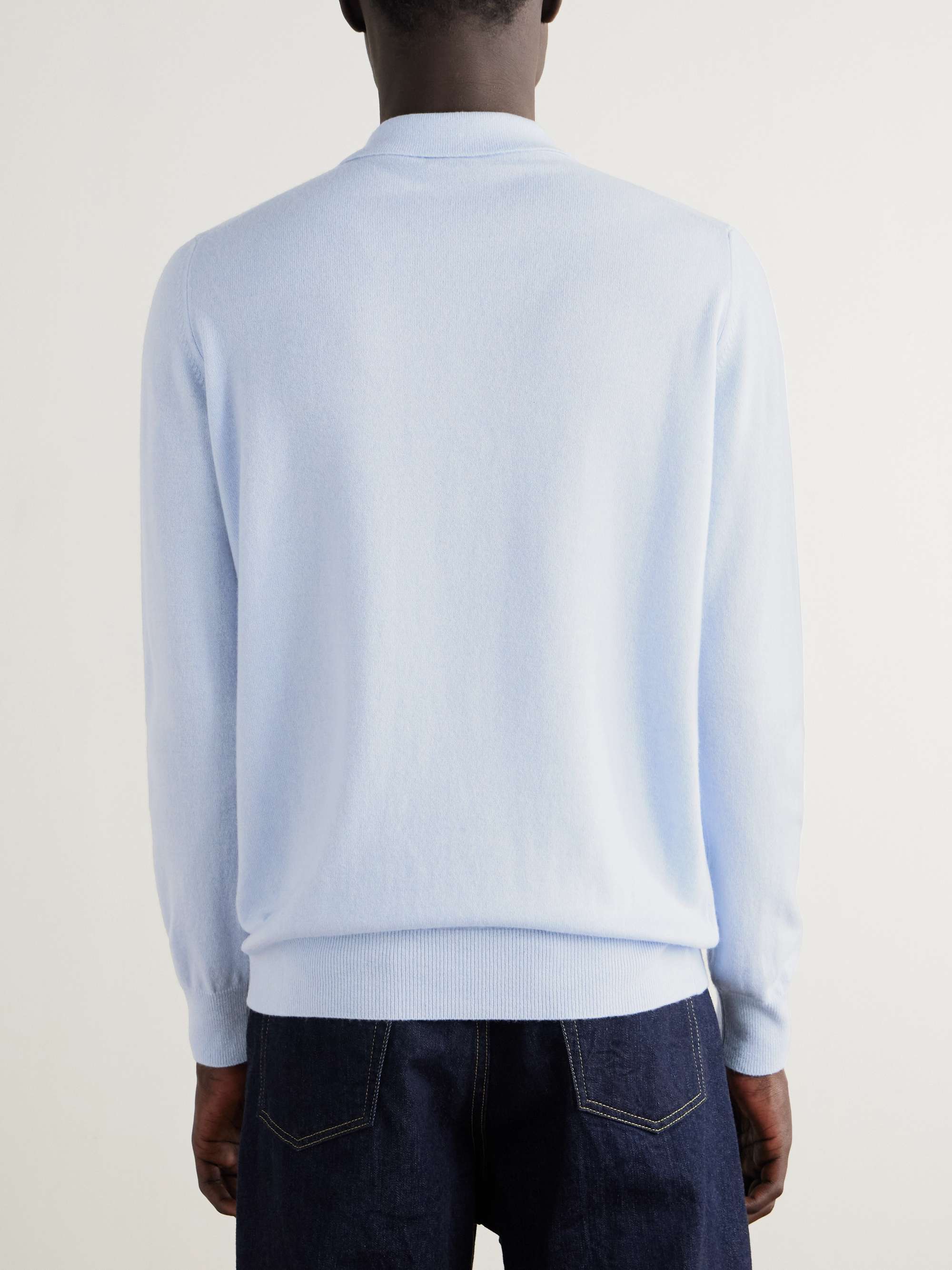 GHIAIA CASHMERE Cashmere Polo Shirt