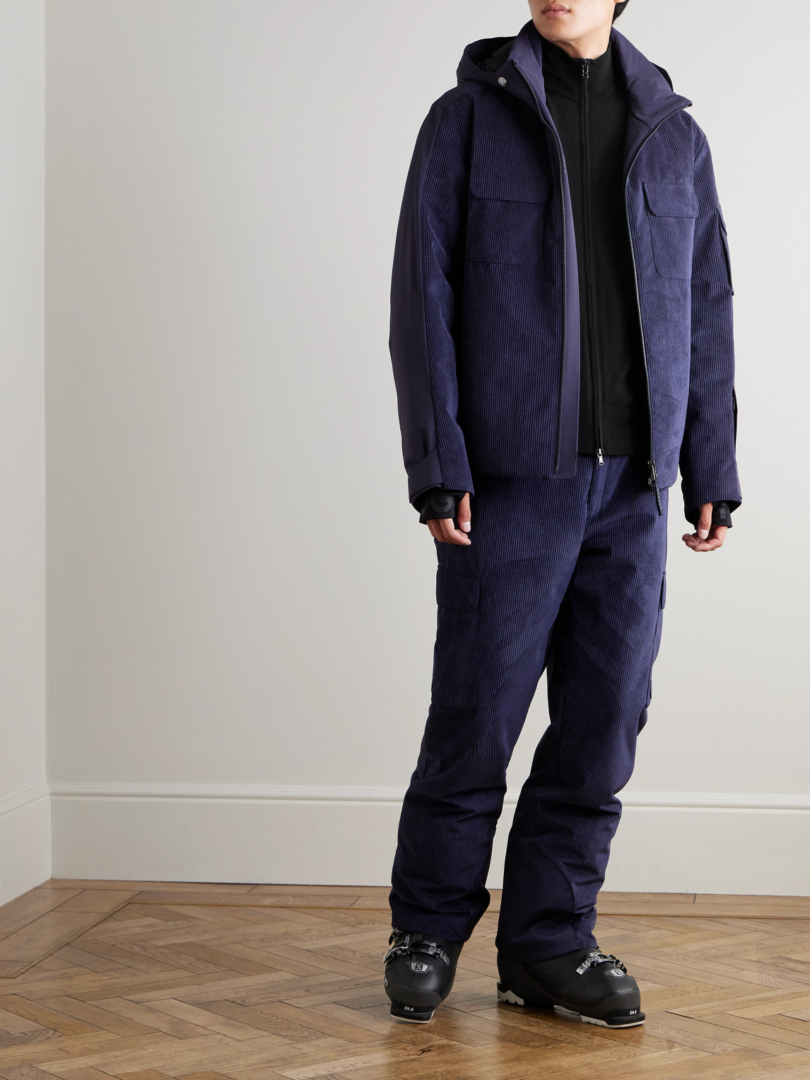 Oscar Virgin Wool Zip-Up Cardigan — 2