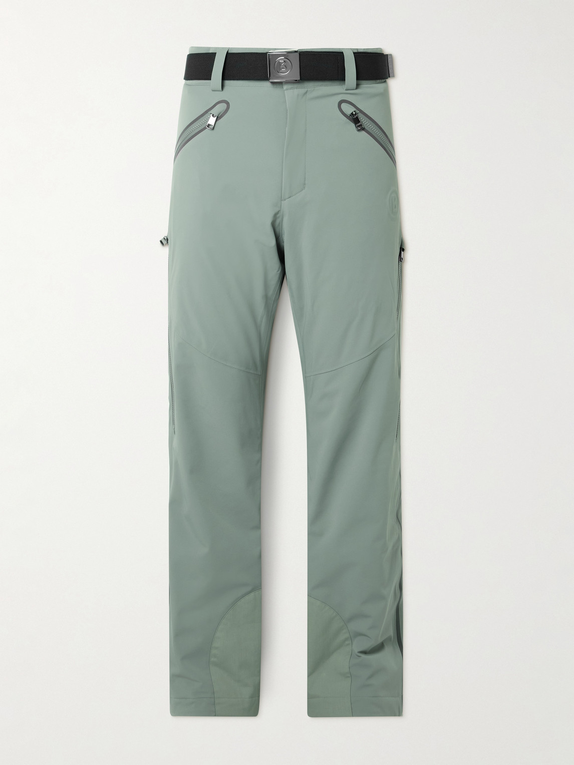 Bogner Tim6-t Straight-leg Belted Ski Pants In Green