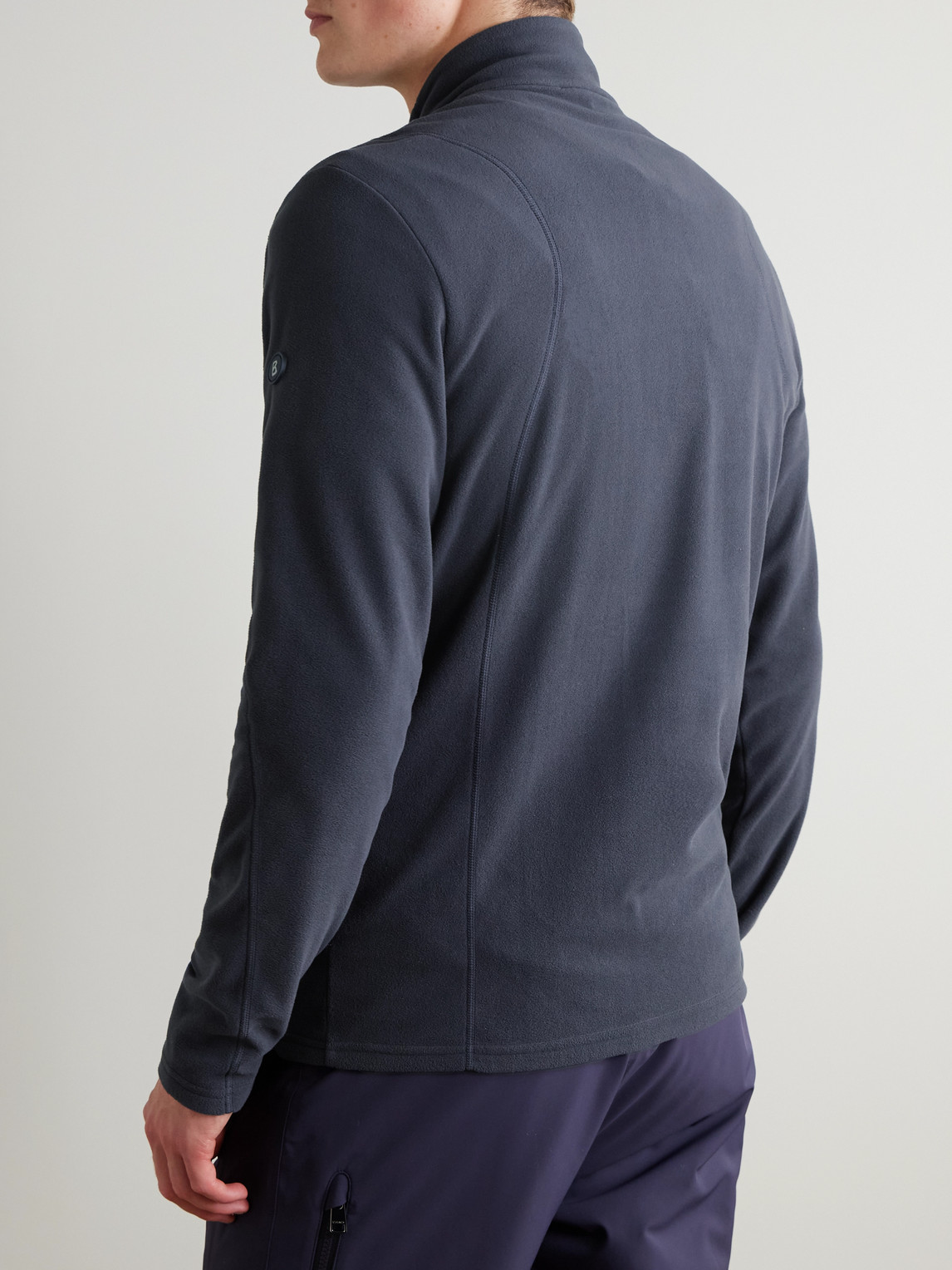 Bogner Harry First Stretch-fleece Ski Mid-layer In Blue