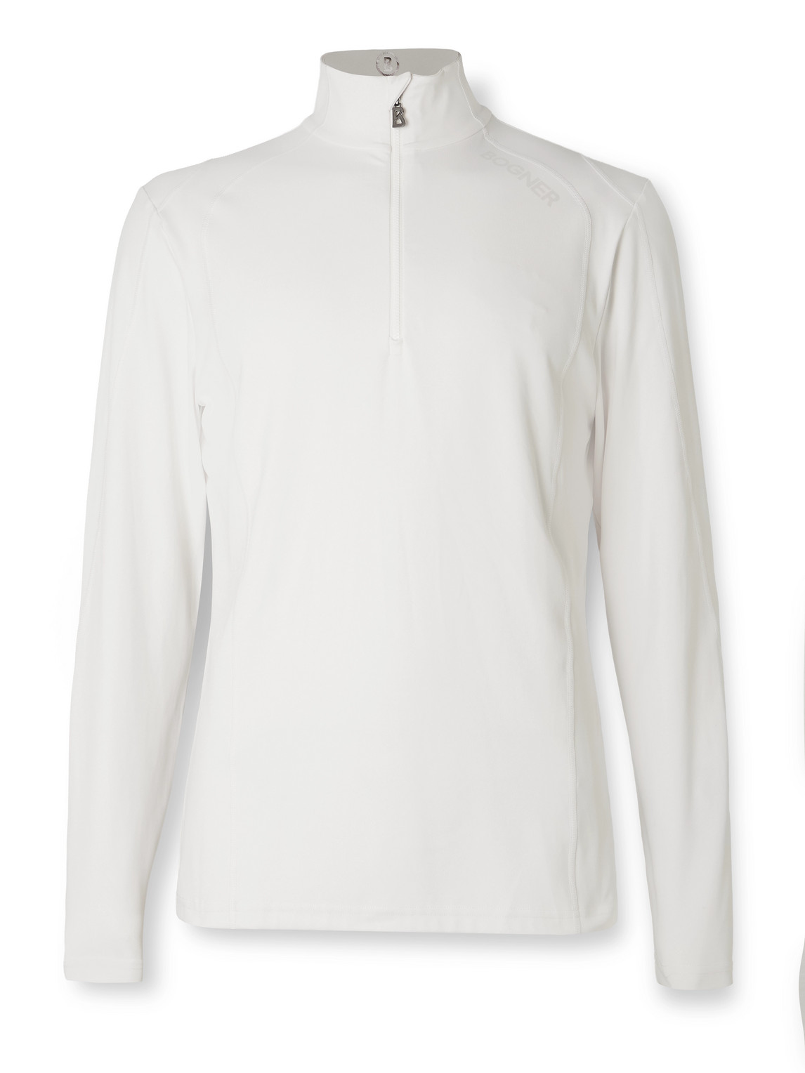 Bogner Harry1 Quarter-zip Stretch-jersey Baselayer In White