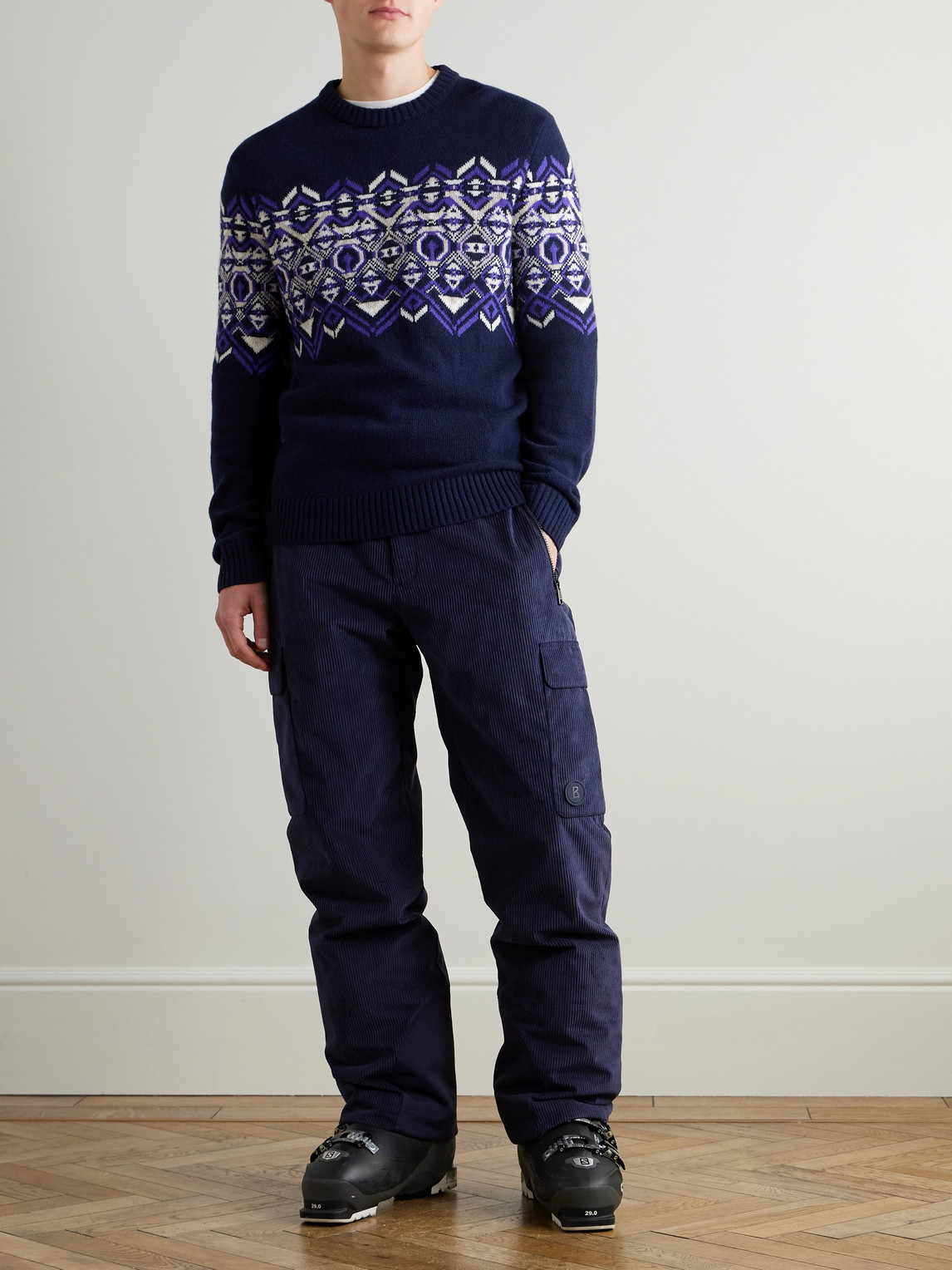 Luci Fair Isle Virgin Wool Sweater — 2