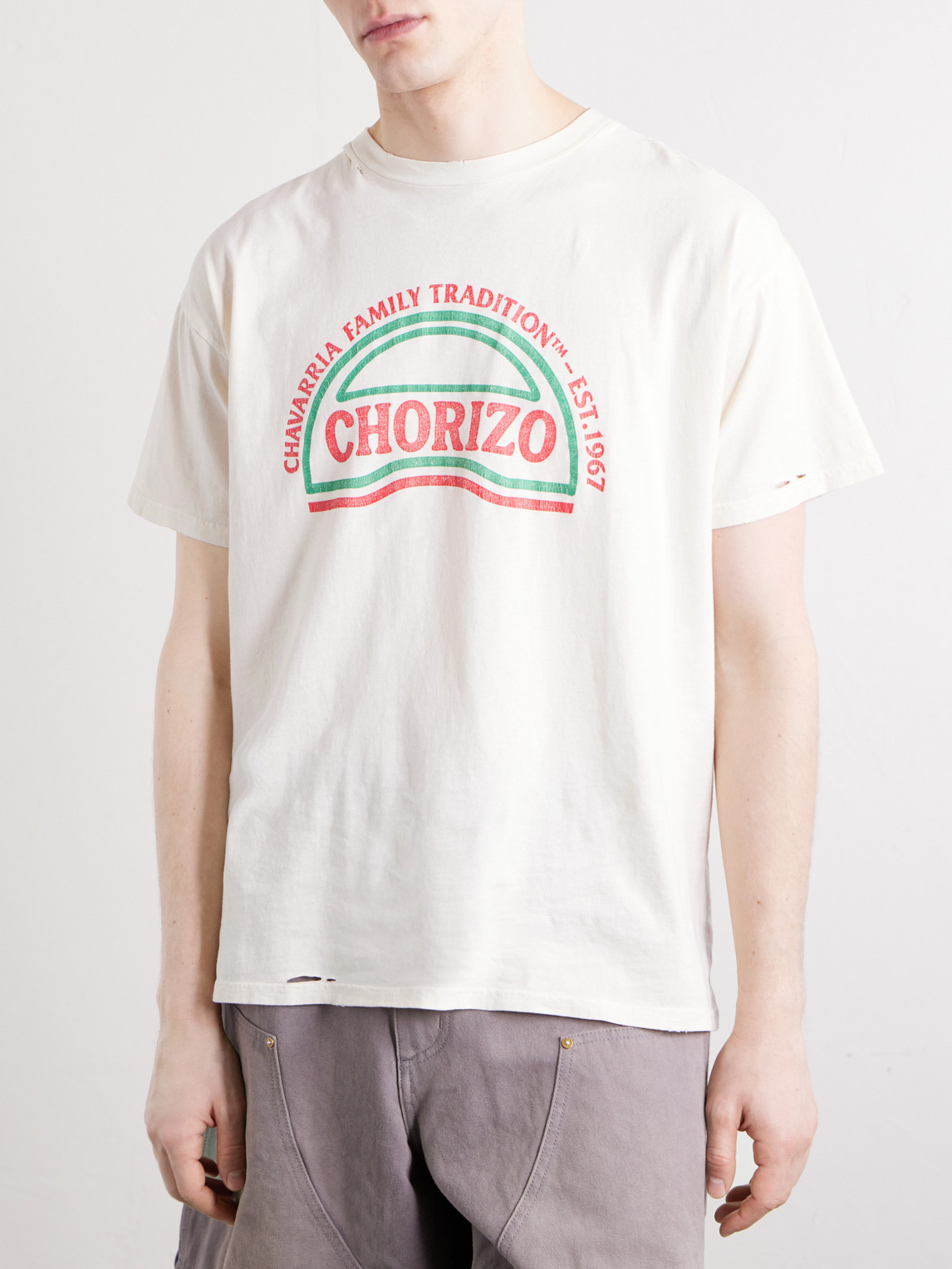 Chorizo Logo-Print Cotton-Jersey T-Shirt