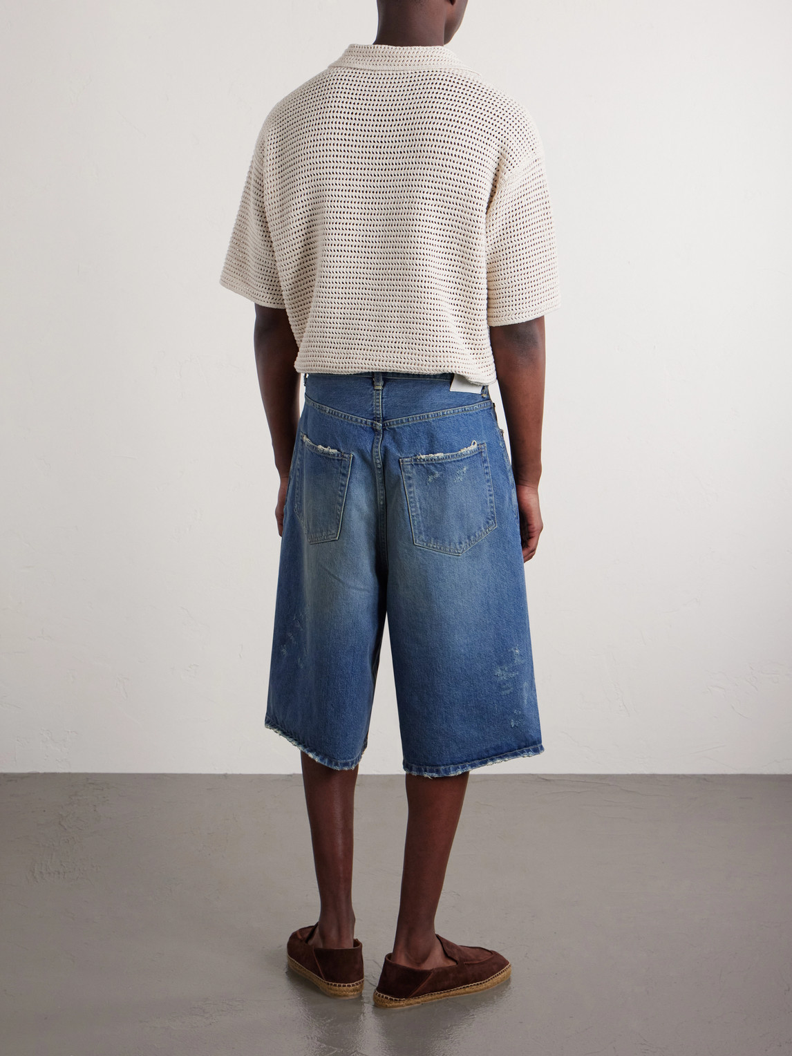  Ssstein - Straight-leg Denim Shorts - Men - Blue - S 