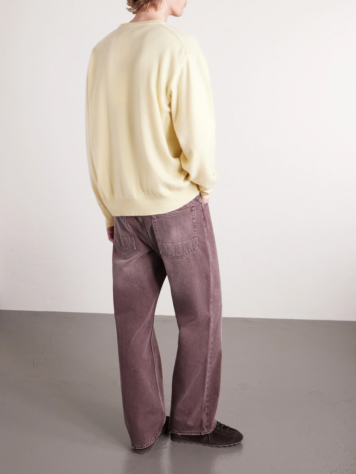  Ssstein - Cashmere Sweater - Men - Yellow - S 