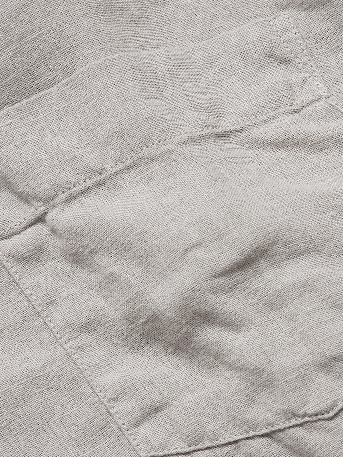 Hartford Paul Pat Linen Shirt In Neutral