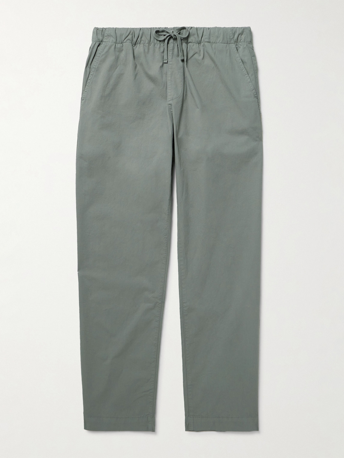 Hartford Joggy Straight-Leg Cotton Trousers - Men