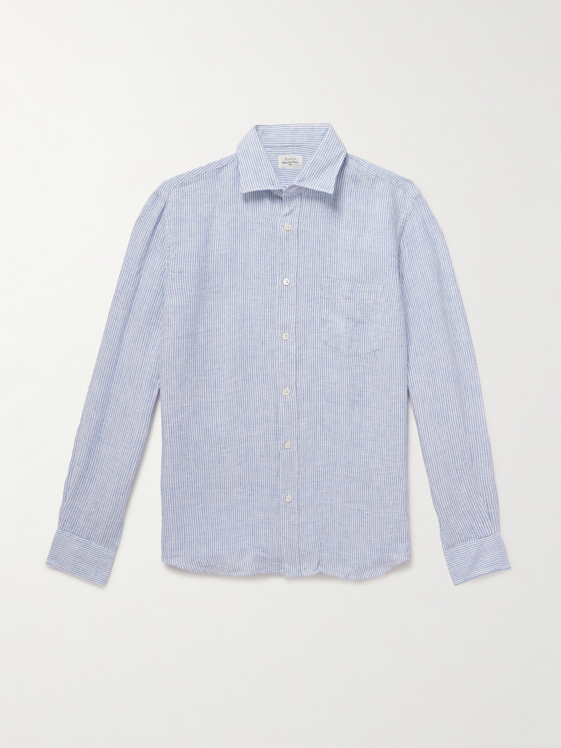 Hartford – Paul Striped Linen Shirt