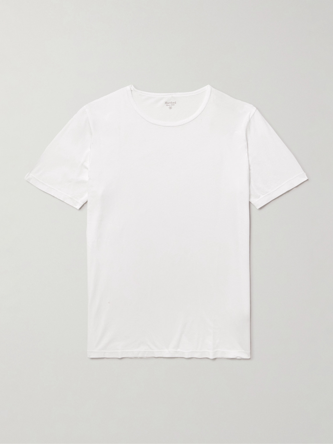 Hartford Cotton-jersey T-shirt In White