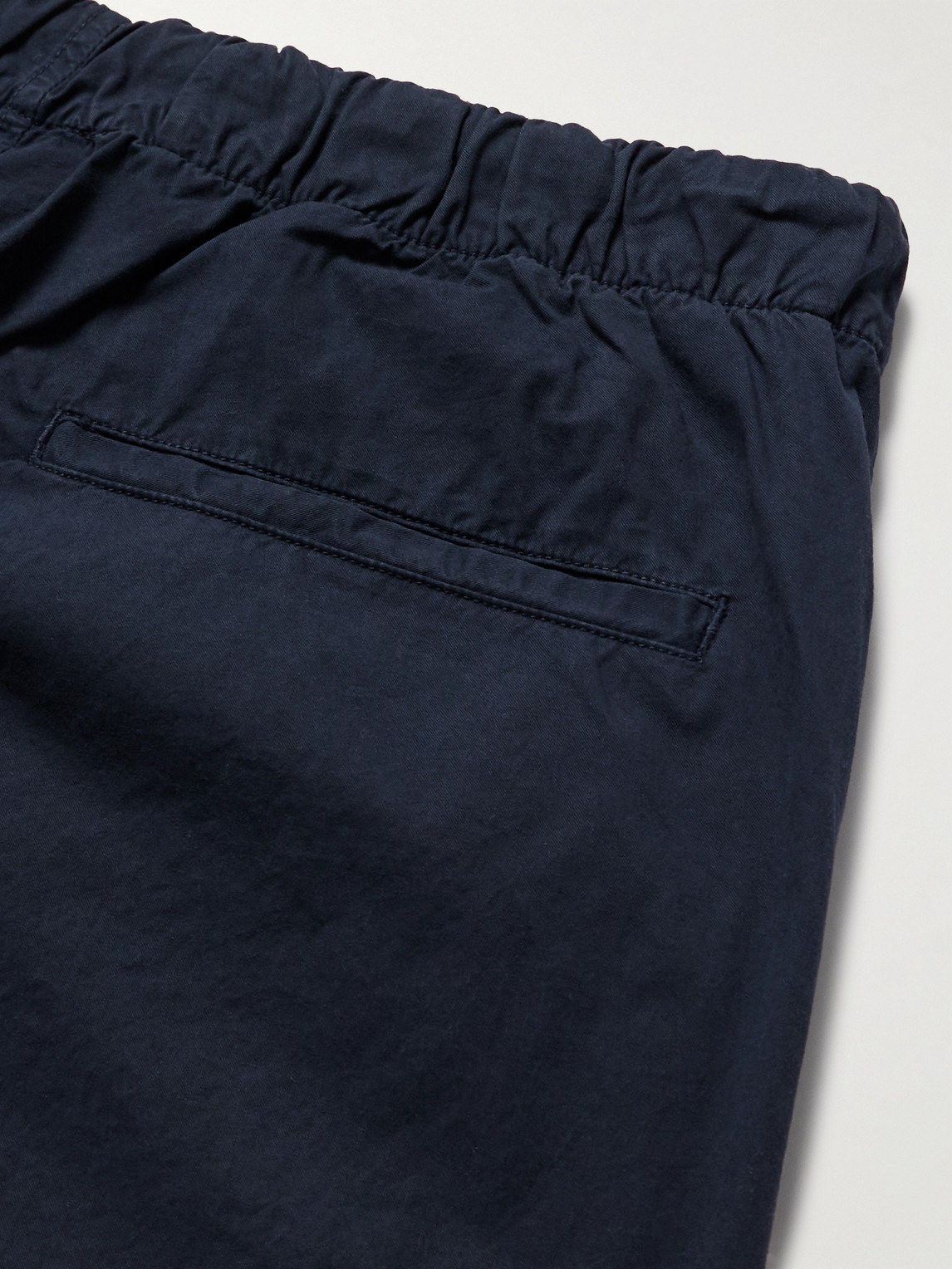 Hartford Joggy Straight-leg Cotton-twill Trousers In Blue
