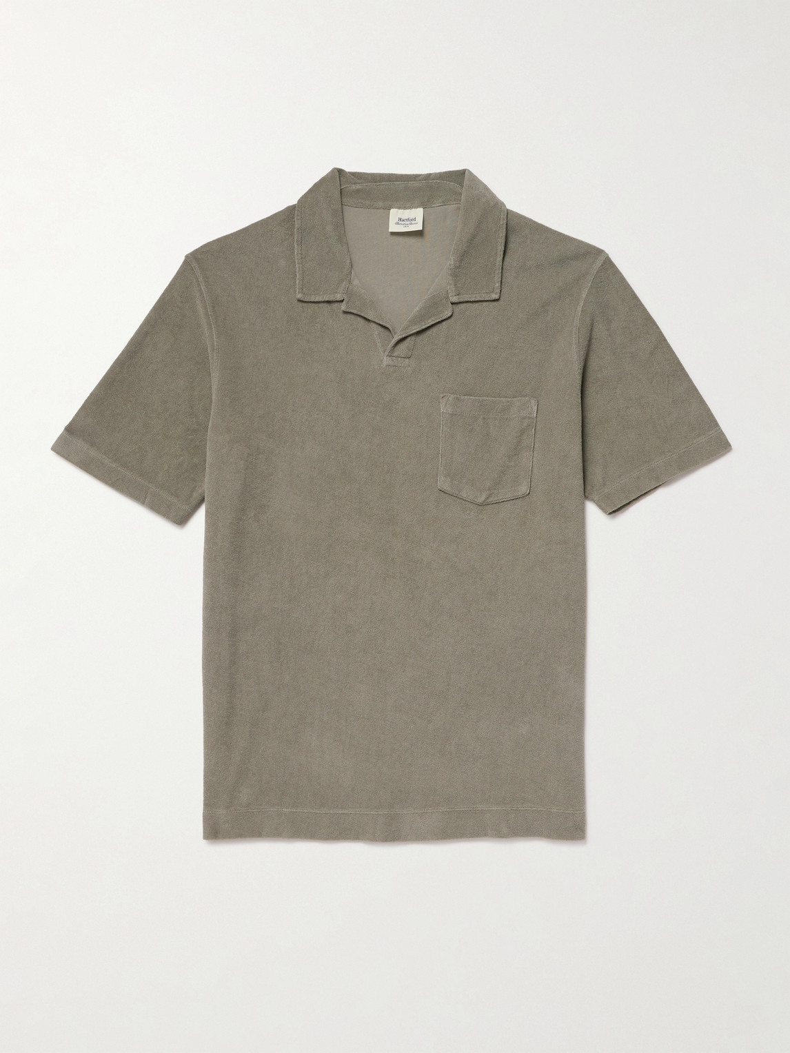 Hartford – Cotton-Terry Polo Shirt