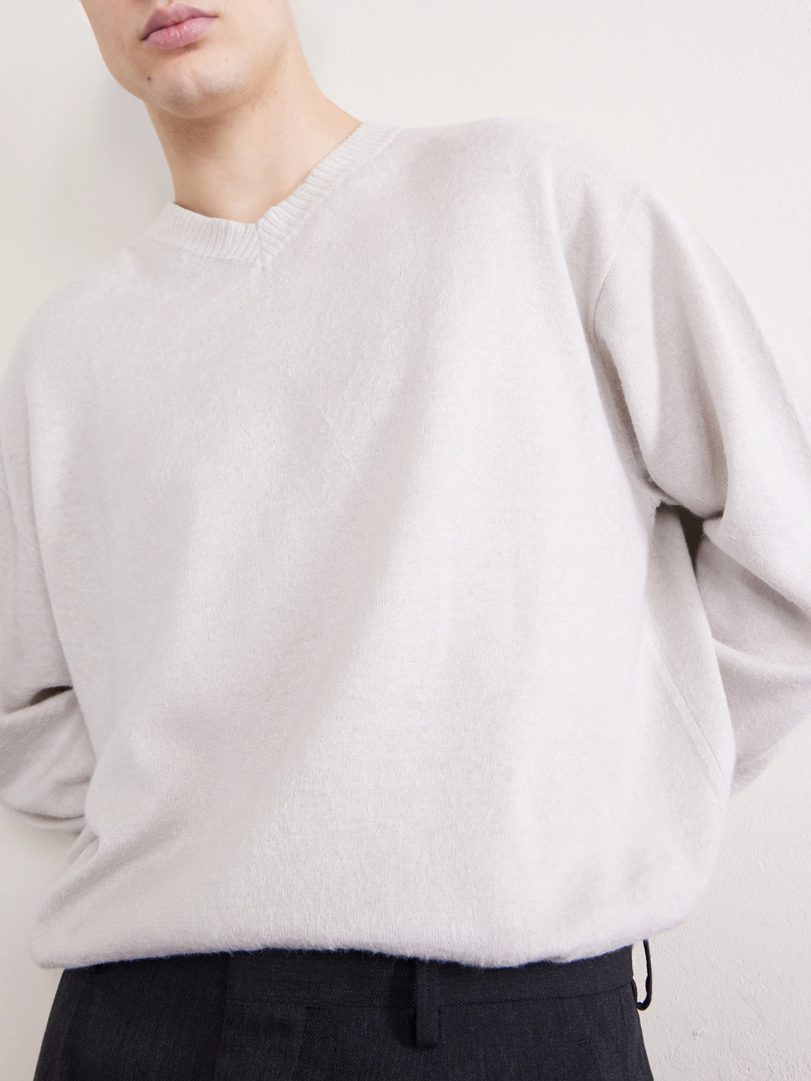 And Cotton-Blend Sweater