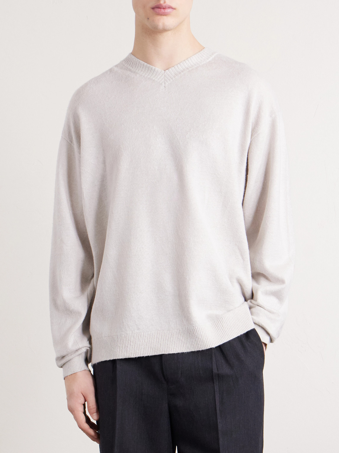 And Cotton-Blend Sweater