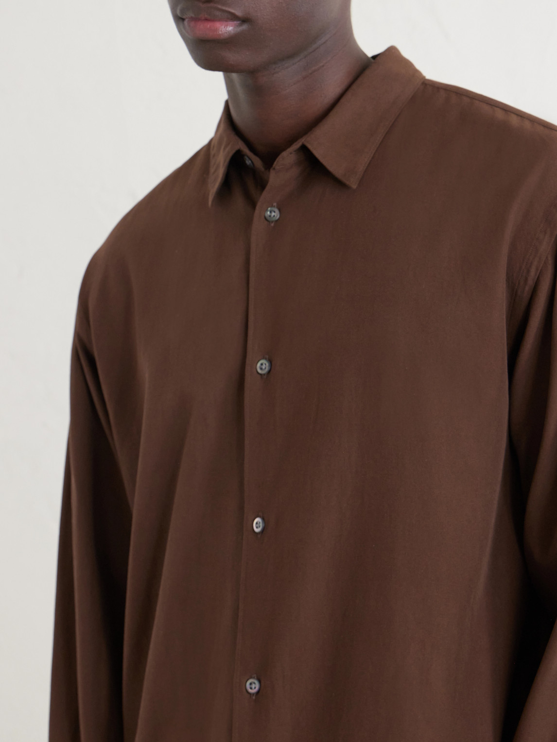 Cotton And Silk-Blend Shirt