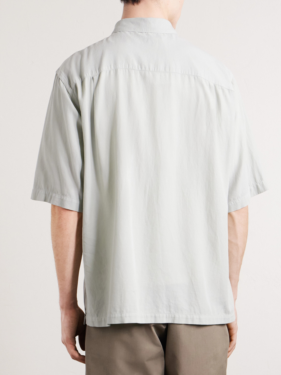 Cotton And Silk-Blend Shirt