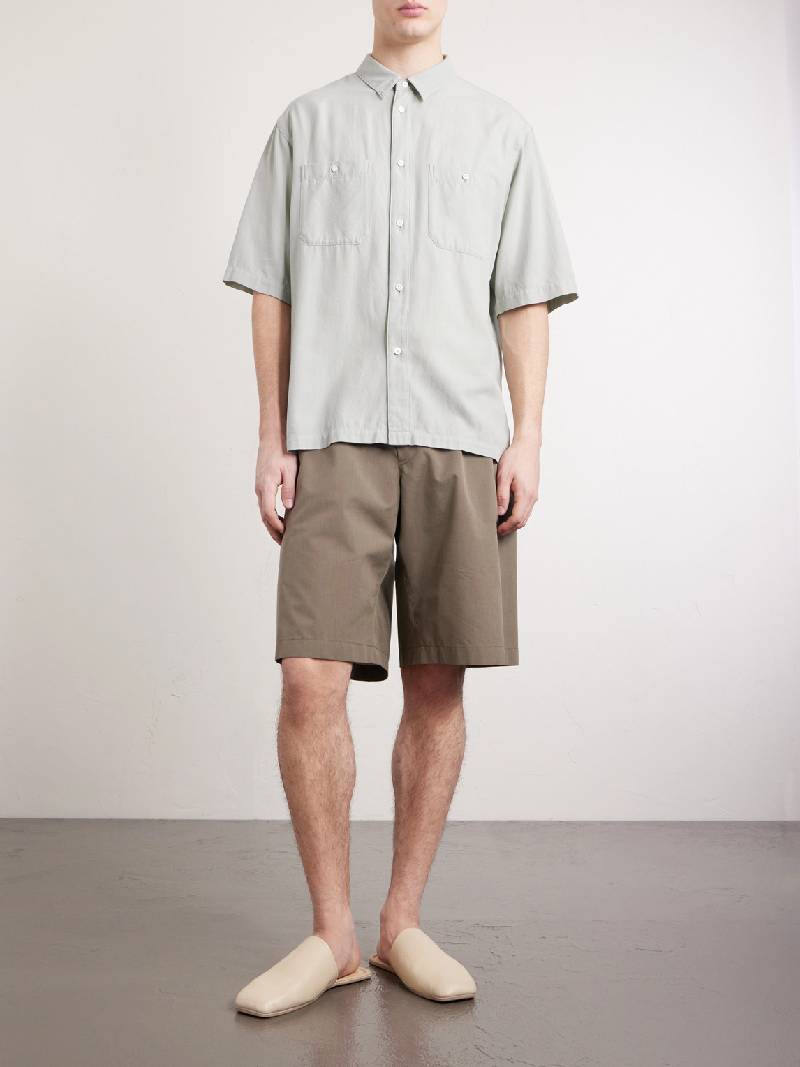 Cotton And Silk-Blend Shirt