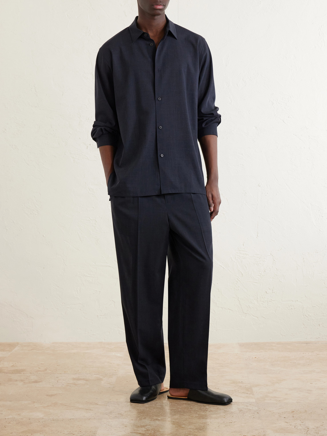 Wool-Gauze Shirt