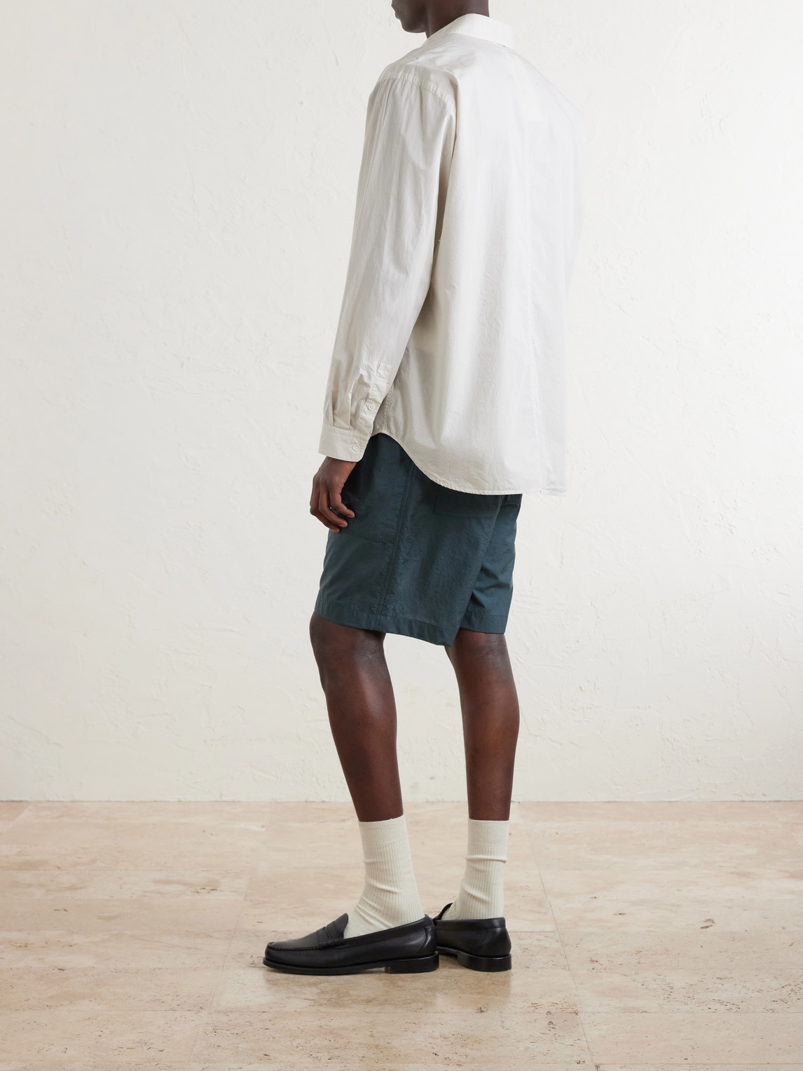 Oversized Cotton-Poplin Shirt
